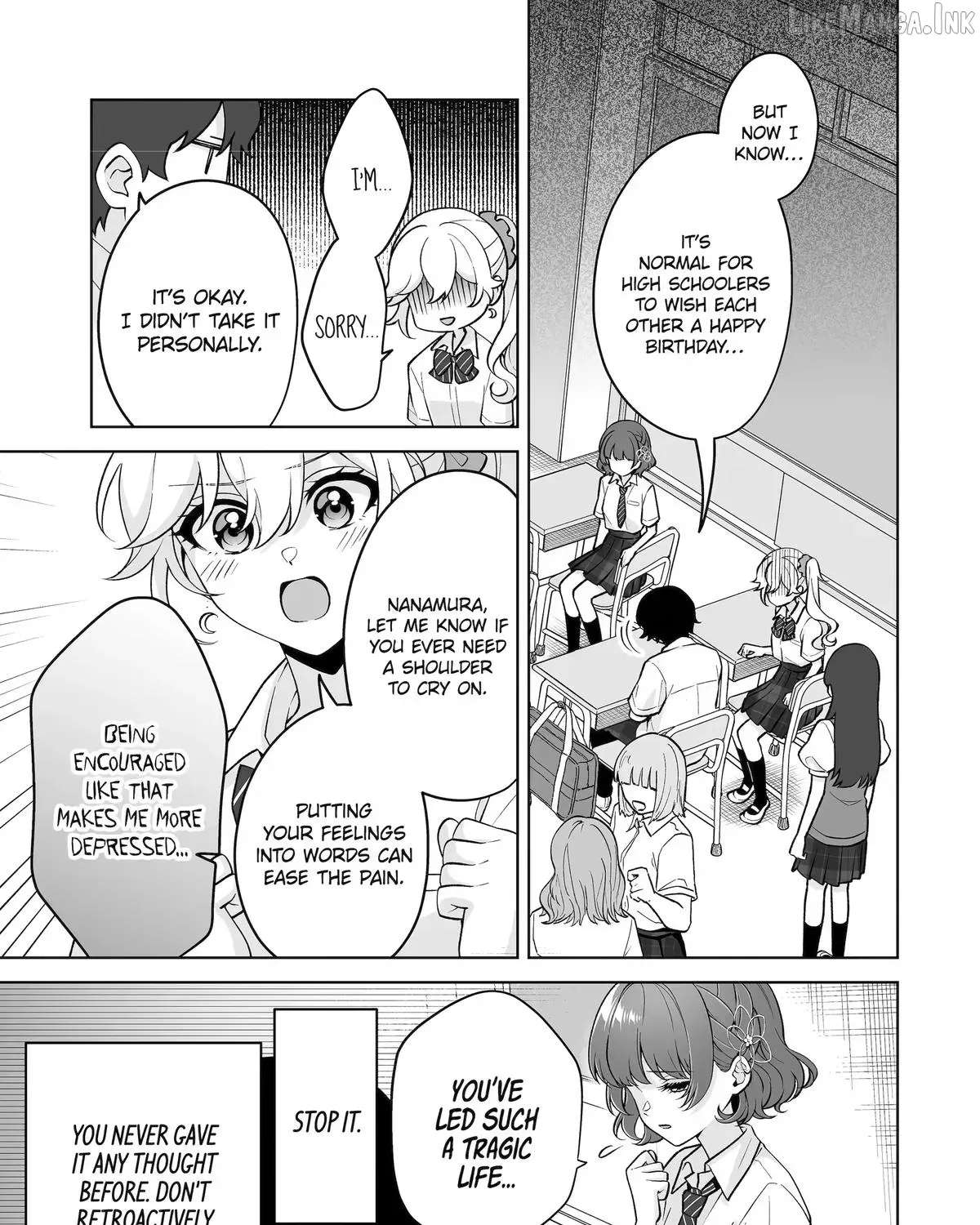 Please Leave Me Alone (For Some Reason, She Wants To Change A Lone Wolf's Helpless High School Life.) Chapter 37 - page 56