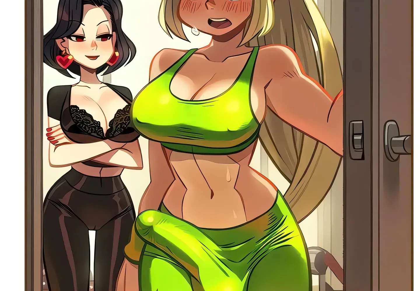 Her Secret Bulge: Protein Made Me Futa! Chapter 2 - page 7