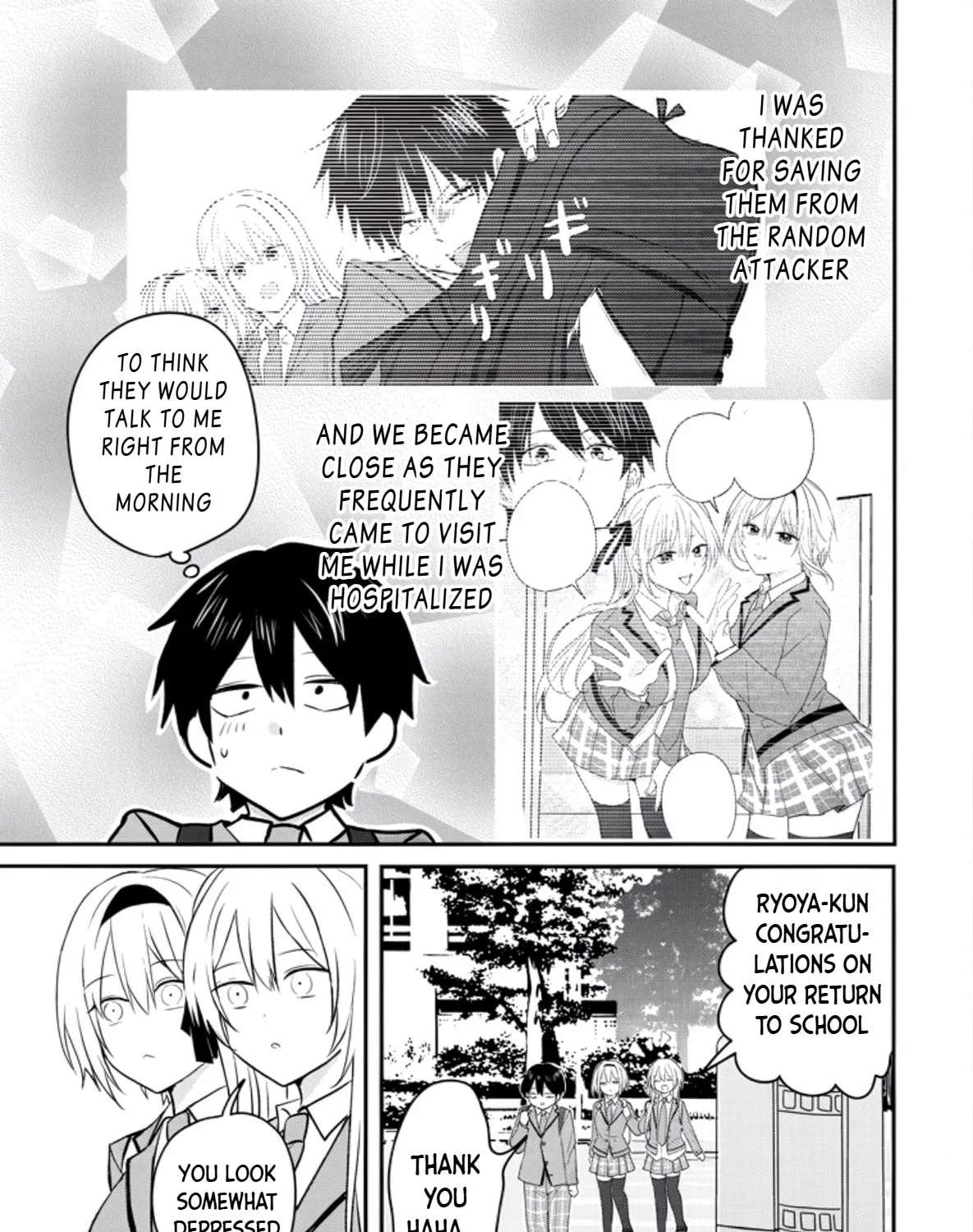 Nani No Torie Mo Nai Heibonna Ore Ga Bijin Futago Shimai Wo Inochigake De Tasuketa Kekka, Jitsuha Yan De Redatta Ni Nin Wo Ga Chi Horesaseteshimatta Ken Chapter 2 - page 8