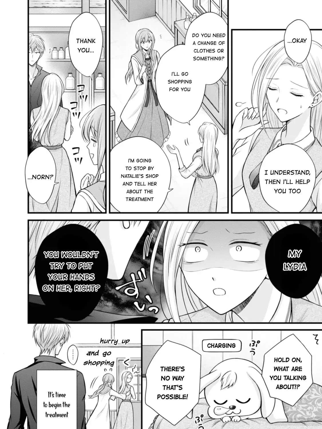 Otoko Un Zero no Kusushi Reijou, Hatsukoi no Kurokishi-sama ga Oshikake Konyakusha ni Narimashite. Chapter 4 - page 16