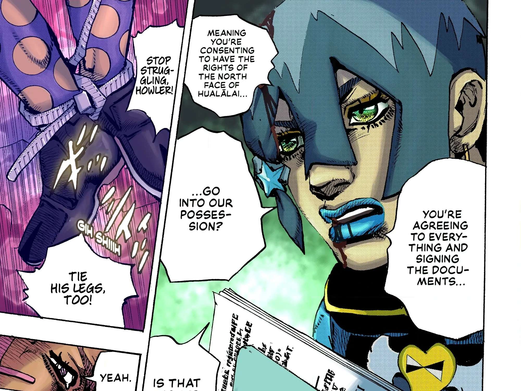 Jojo's Bizarre Adventure Part 9 - The Jojolands (Fan-Colored) Chapter 32 - page 43