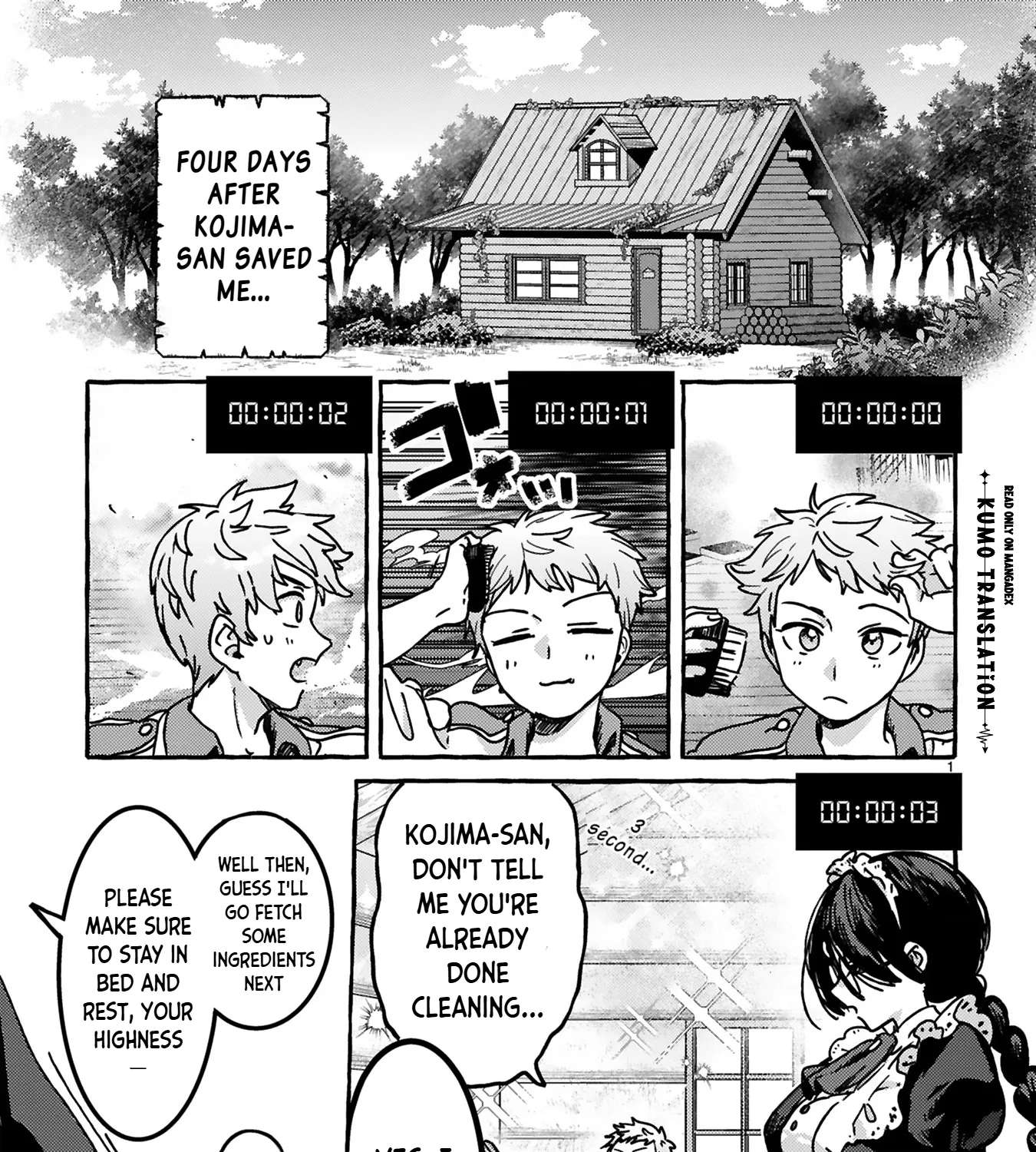 Miss Kojima, the Widowed Young Lady, Is the Strongest and Cutest Chapter 4 - page 4