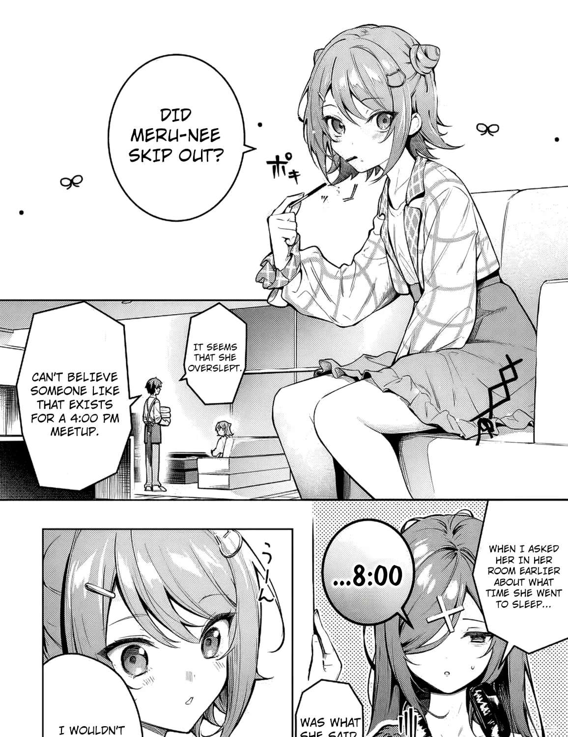 Tier 1 Shimai: Yuumei Yonshimai wa Boku nashi de wa Ikirarenai Chapter 3.2 - page 3