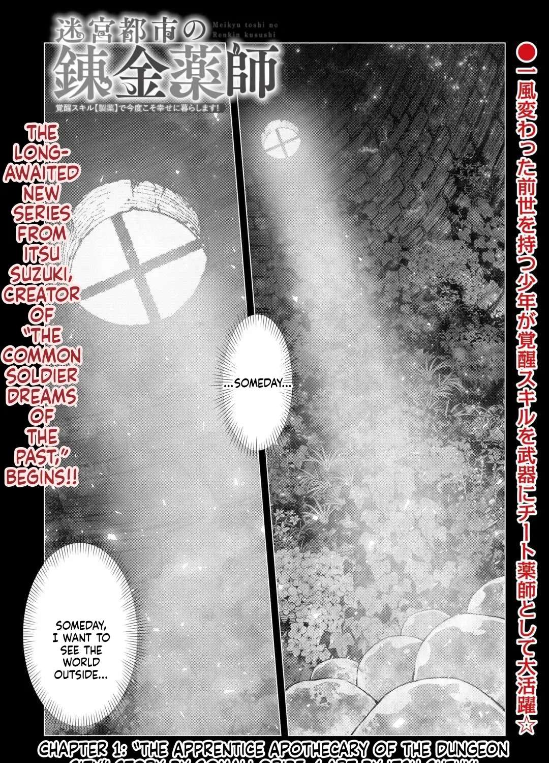 Meikyuu Toshi no Reknin Kusushi - Kakusei Skill [Seiyaku] de Kondokoso Shiawase ni Kurashimasu Chapter 1 - page 2