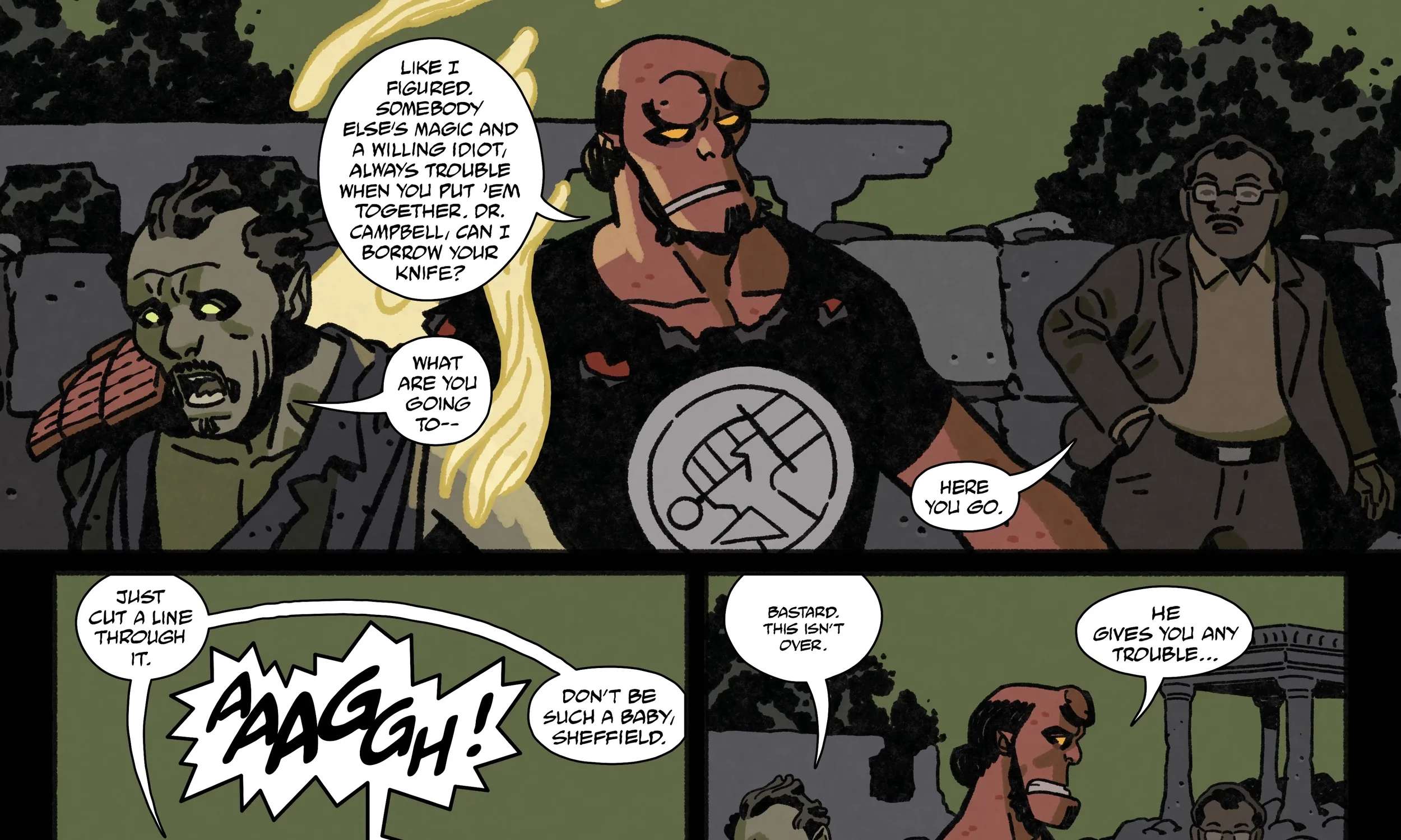 Hellboy in Love: Obsidian Chapter 2 - page 43