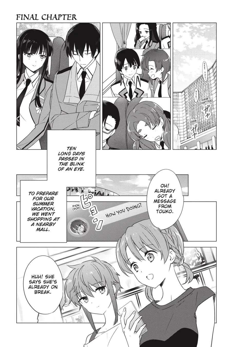 Mahouka Koukou No Yuutousei Chapter 78 - page 1