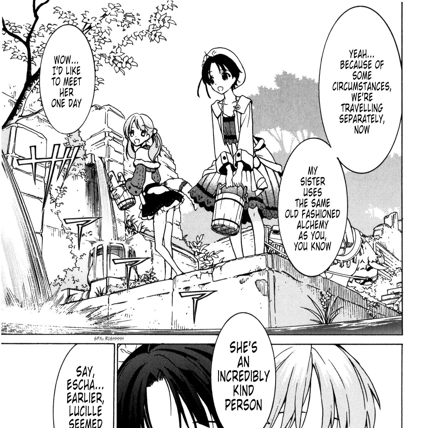 Escha & Logy No Atelier - Tasogare No Sora No Renkinjutsushi Chapter 7 - page 23