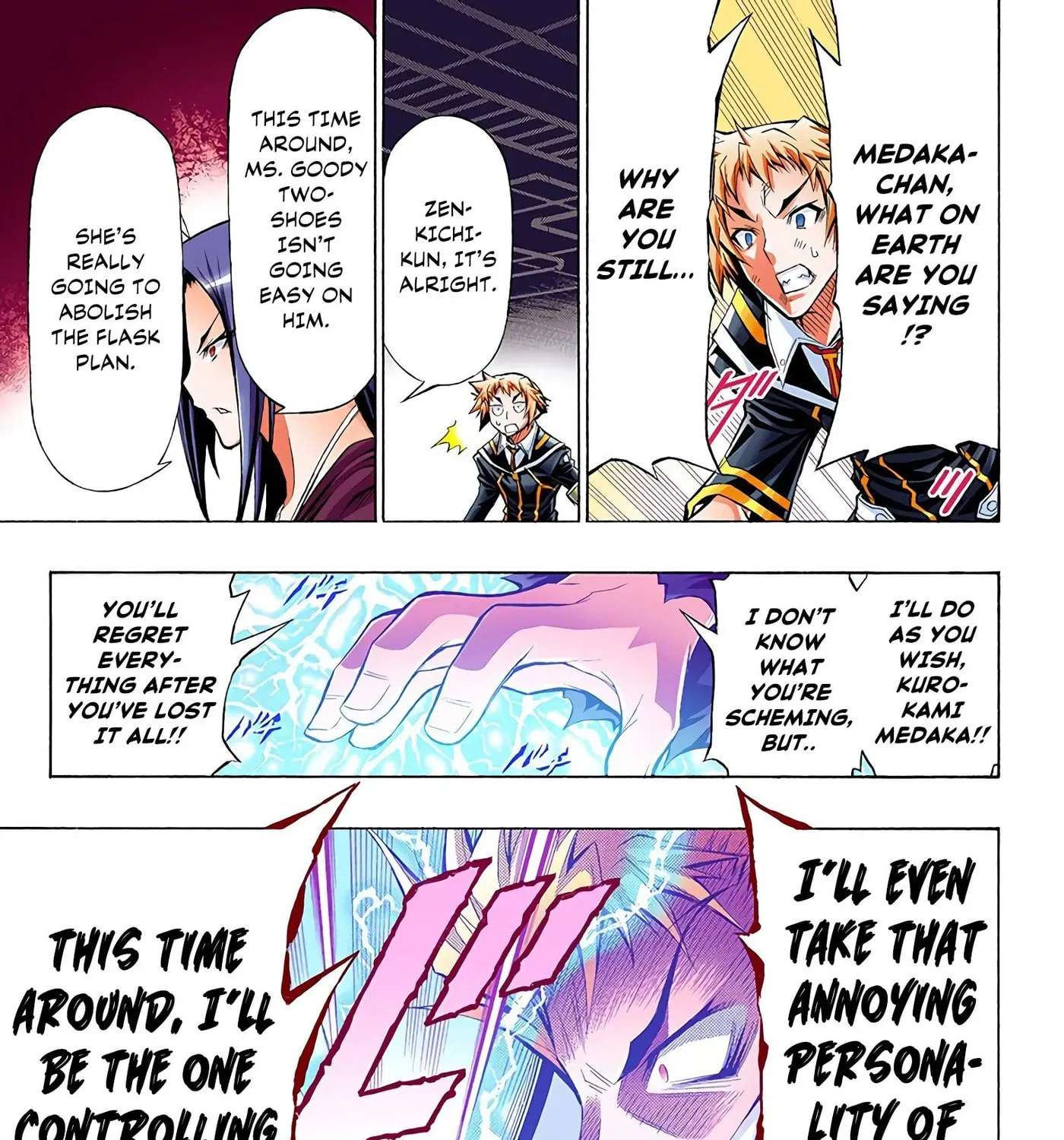 Medaka Box (Official Colored) Chapter 54 - page 37