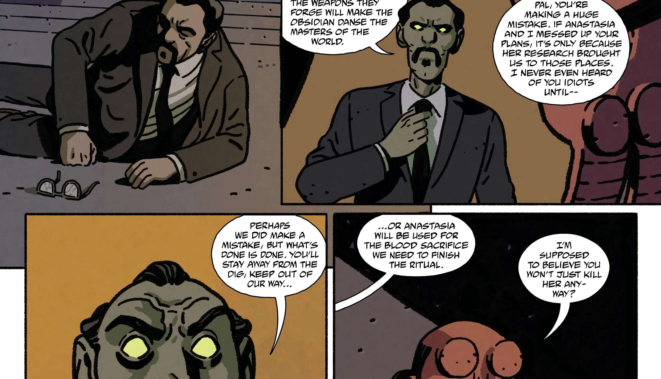 Hellboy in Love: Obsidian Chapter 2 - page 14