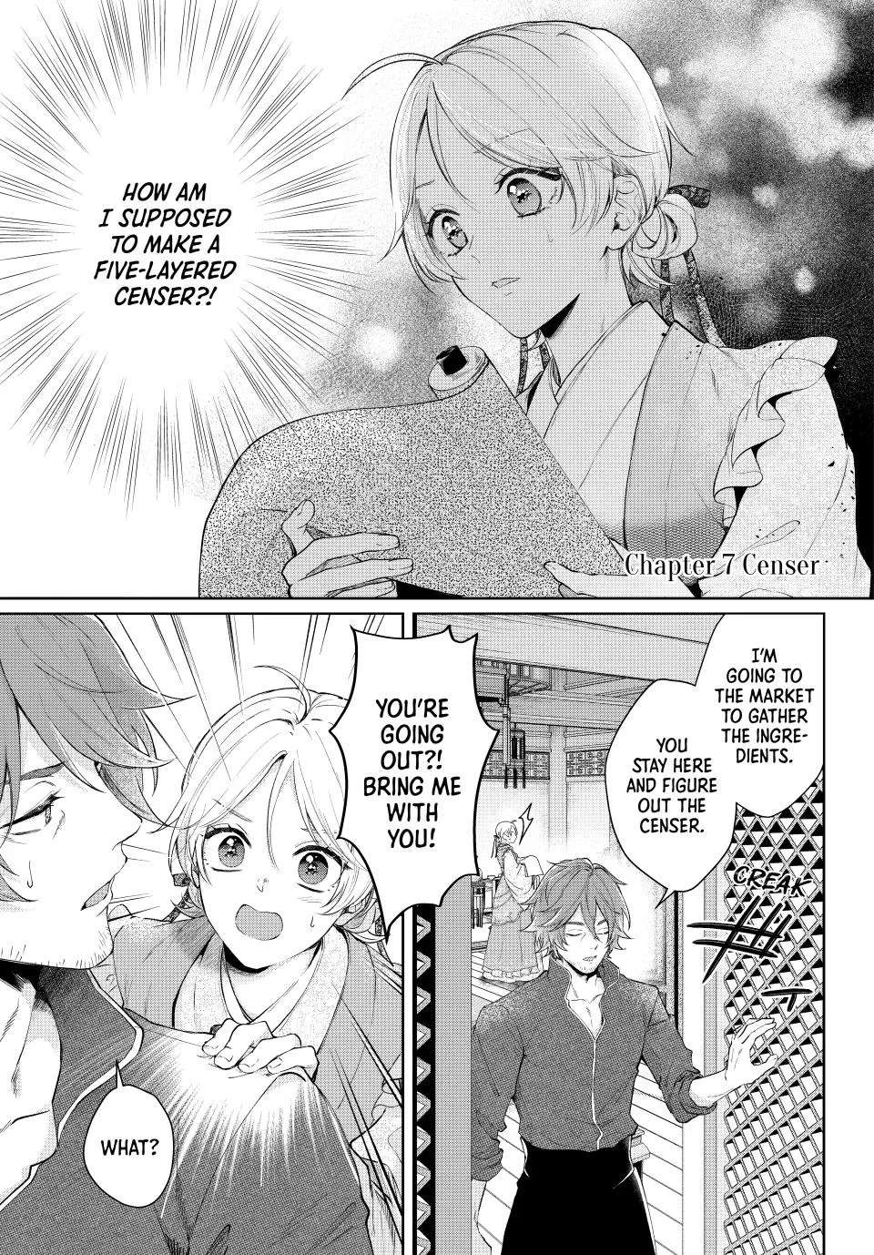 An Oppressed Perfumer and an Unfortunate Prince Aim for World Rule Chapter 7 - page 1
