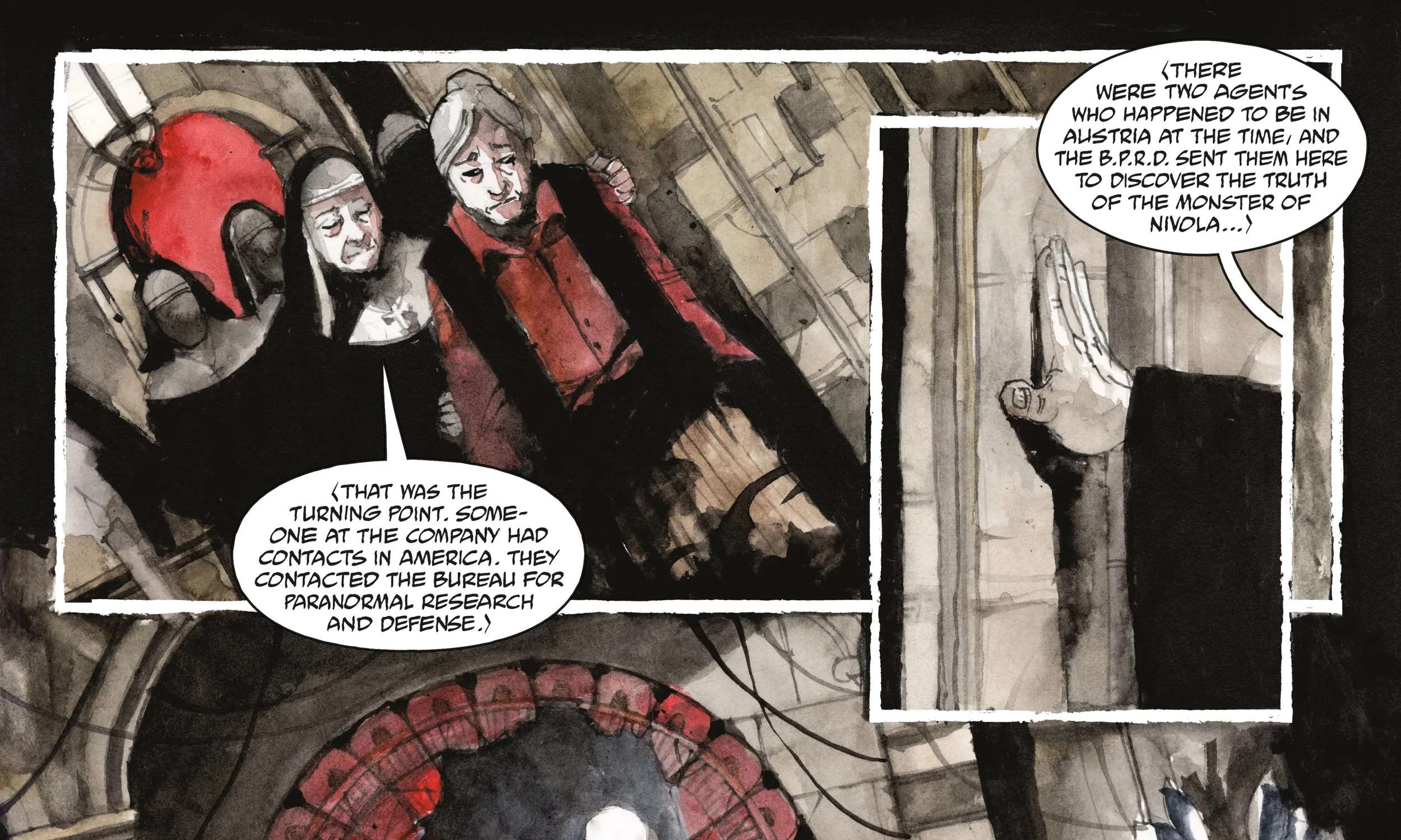 Hellboy and the B.P.R.D.: The Monster of Nivola Chapter 1 - page 31