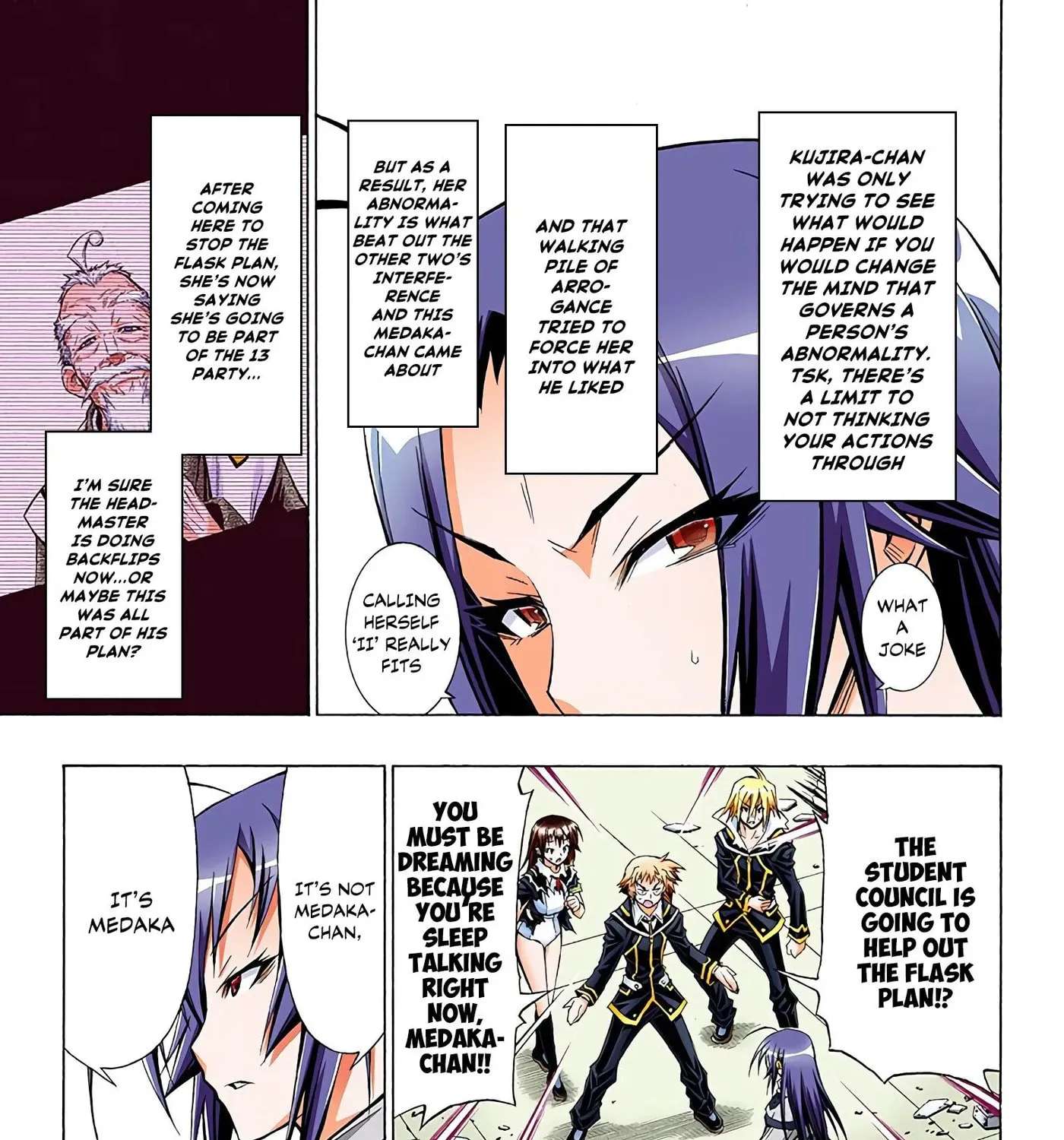 Medaka Box (Official Colored) Chapter 50 - page 13