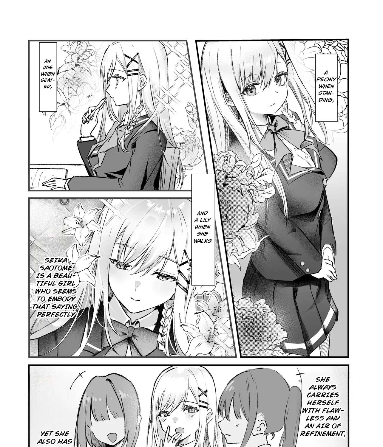 The Saintly Girl Sitting Next to Me Secretly Shows Me What's Under Her Skirt Chapter 1 - page 7