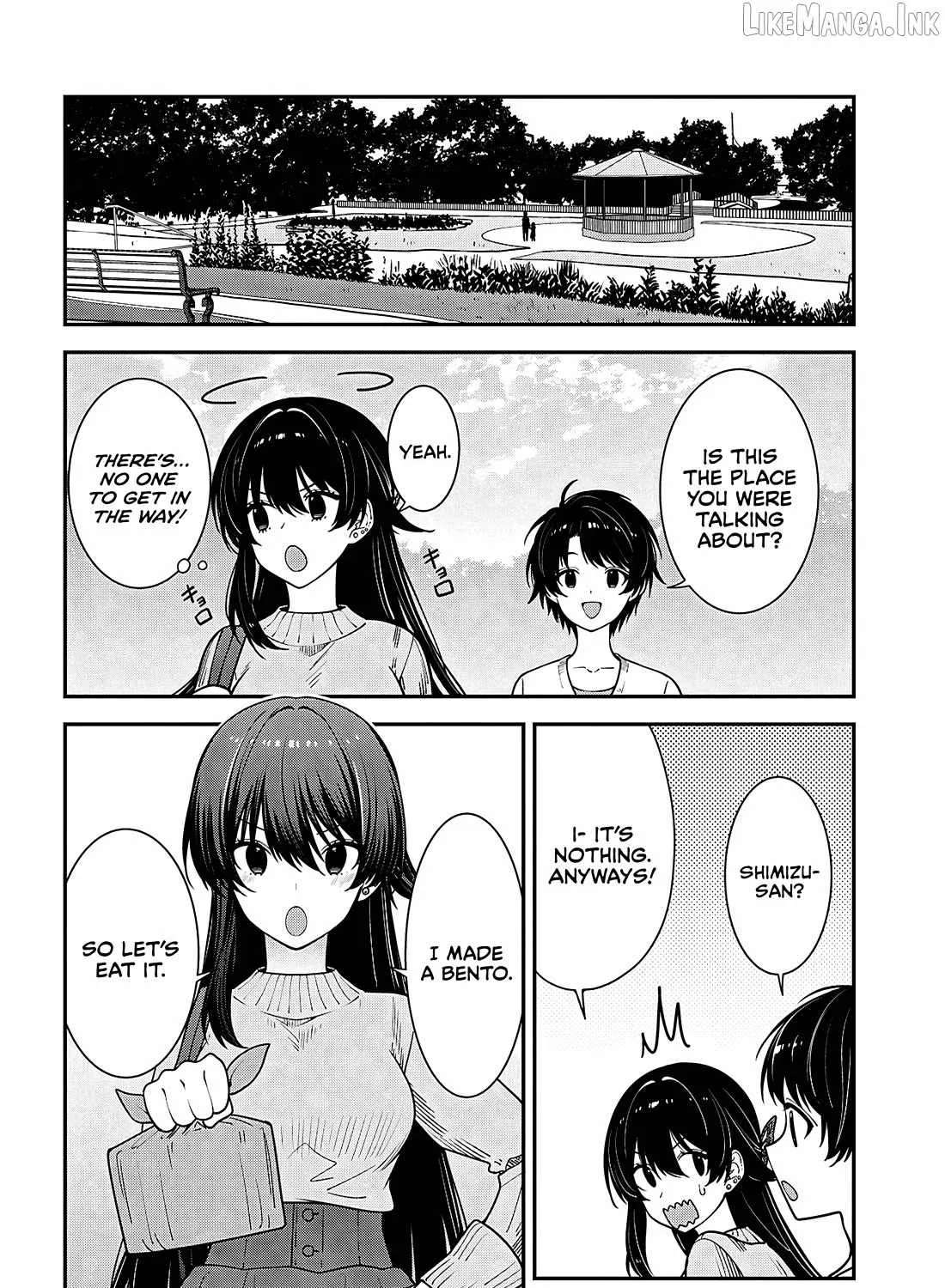 The Yankee Shimizu-san Sitting Next to Me Has Dyed Her Hair Black Chapter 21 - page 8
