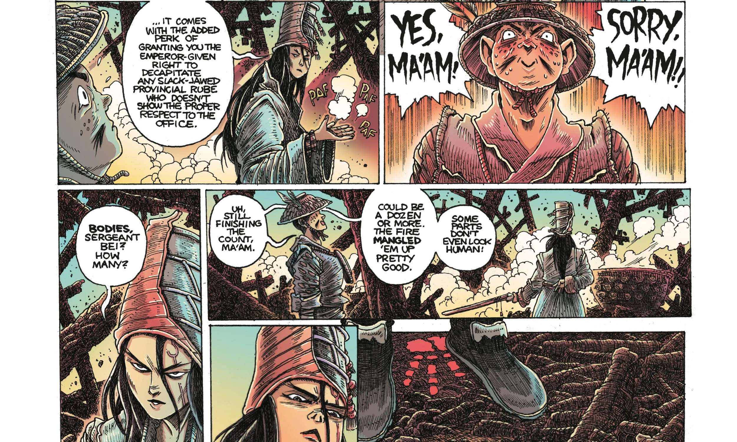 Orphan and the Five Beasts: Bath of Blood Chapter 1 - page 38