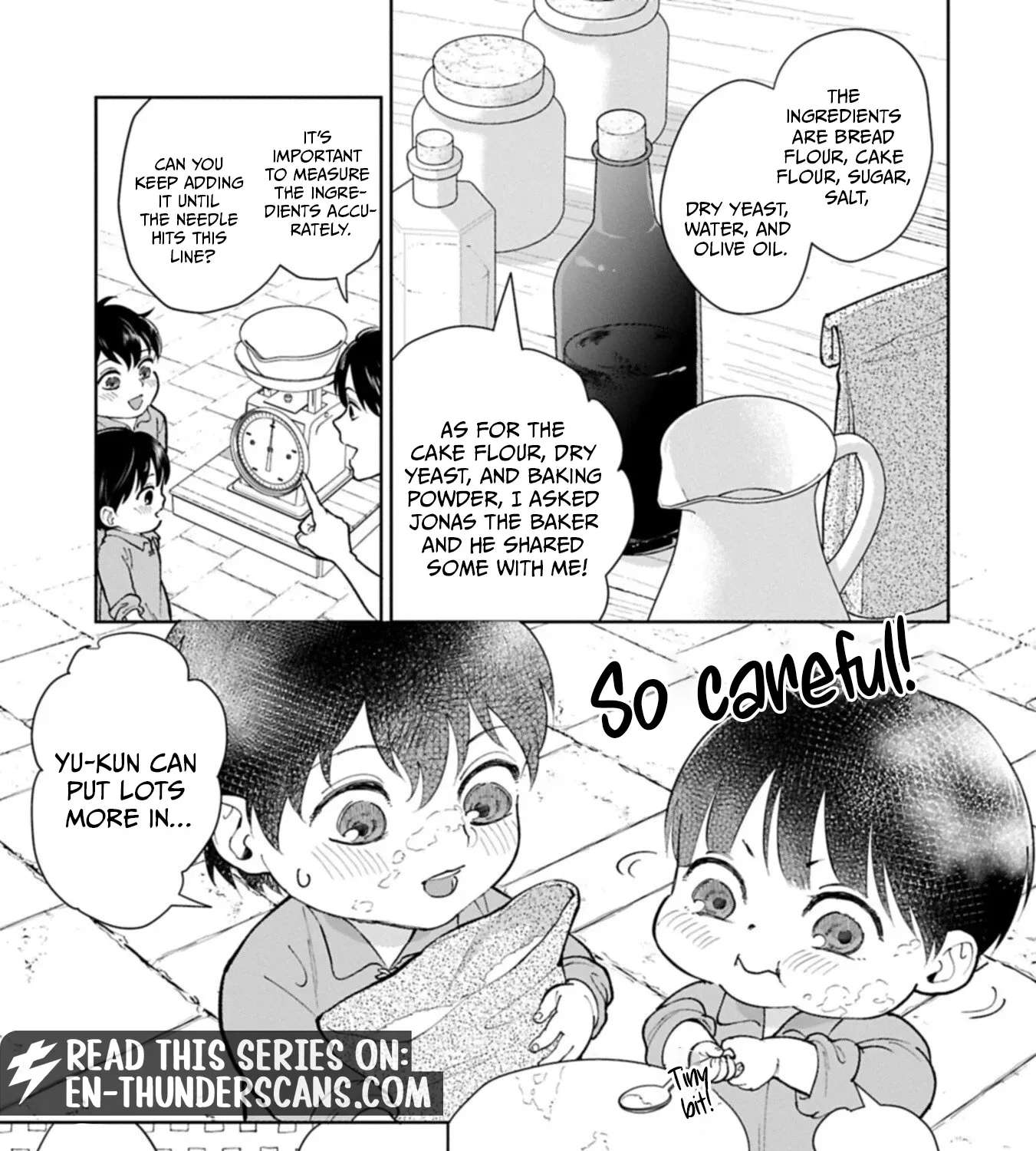 Ashita mo Ii Hi de Arimasu You ni.: Isekai de Atarashii Kazoku ga Dekimashita: San Kyoudai no Hokkori Gohan Nikki Chapter 5 - page 31