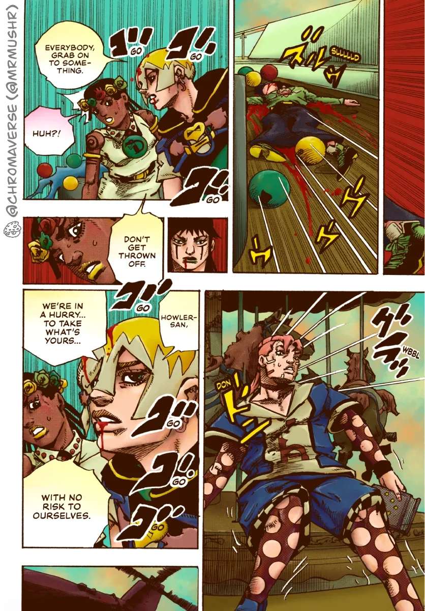 Jojo's Bizarre Adventure Part 9 - The Jojolands (Fan-Colored) Chapter 32 - page 10