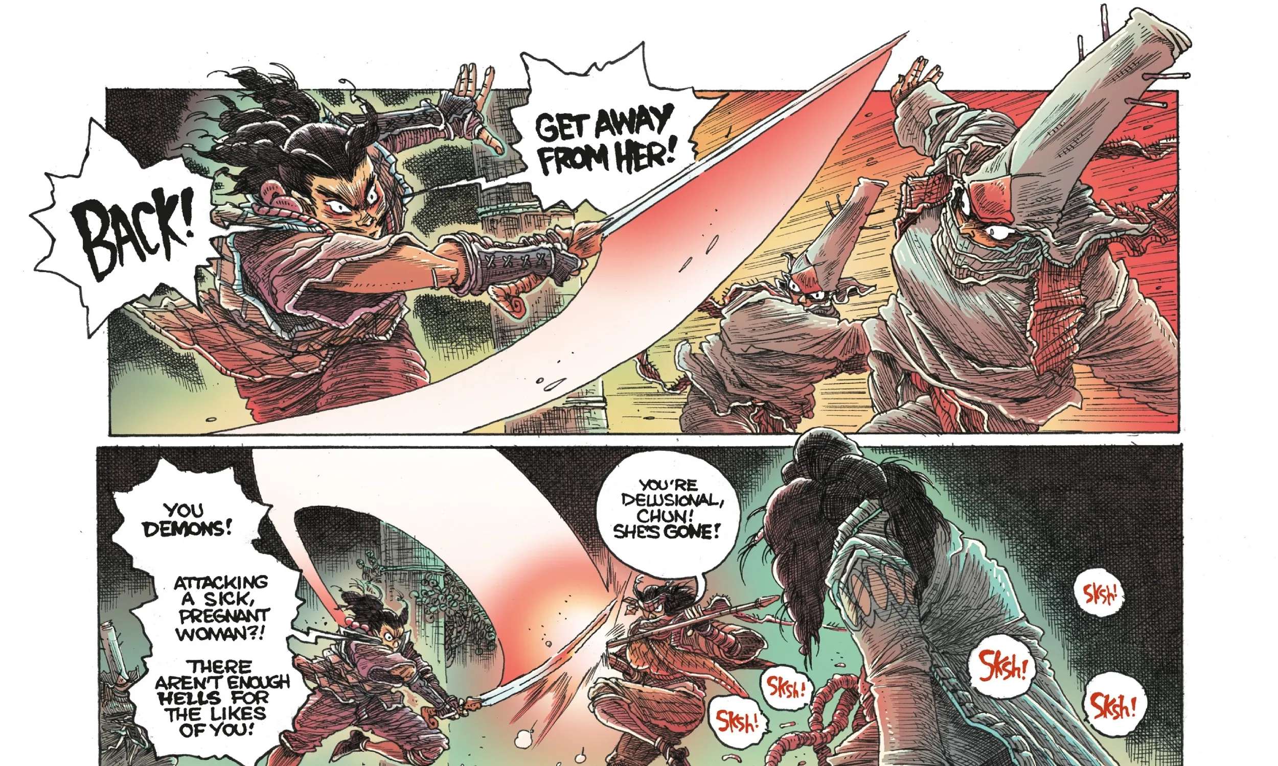 Orphan and the Five Beasts: Bath of Blood Chapter 4 - page 34