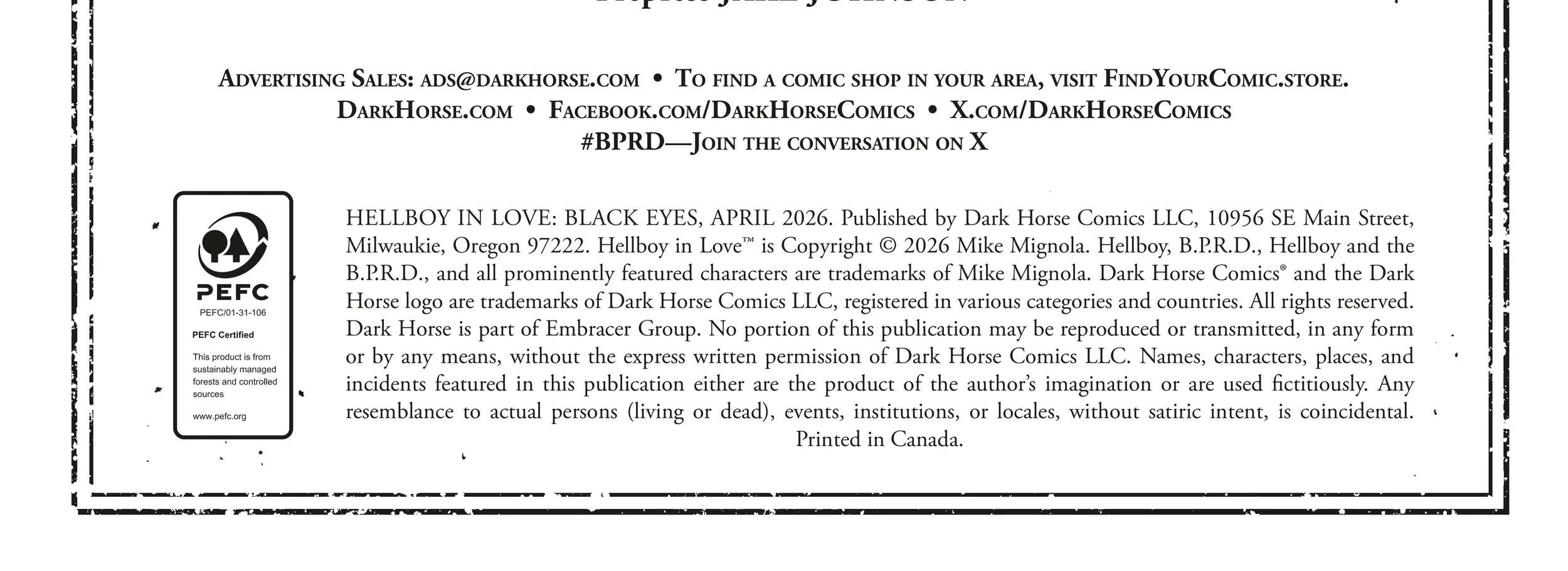 Hellboy in Love: Black Eyes Chapter 1 - page 6