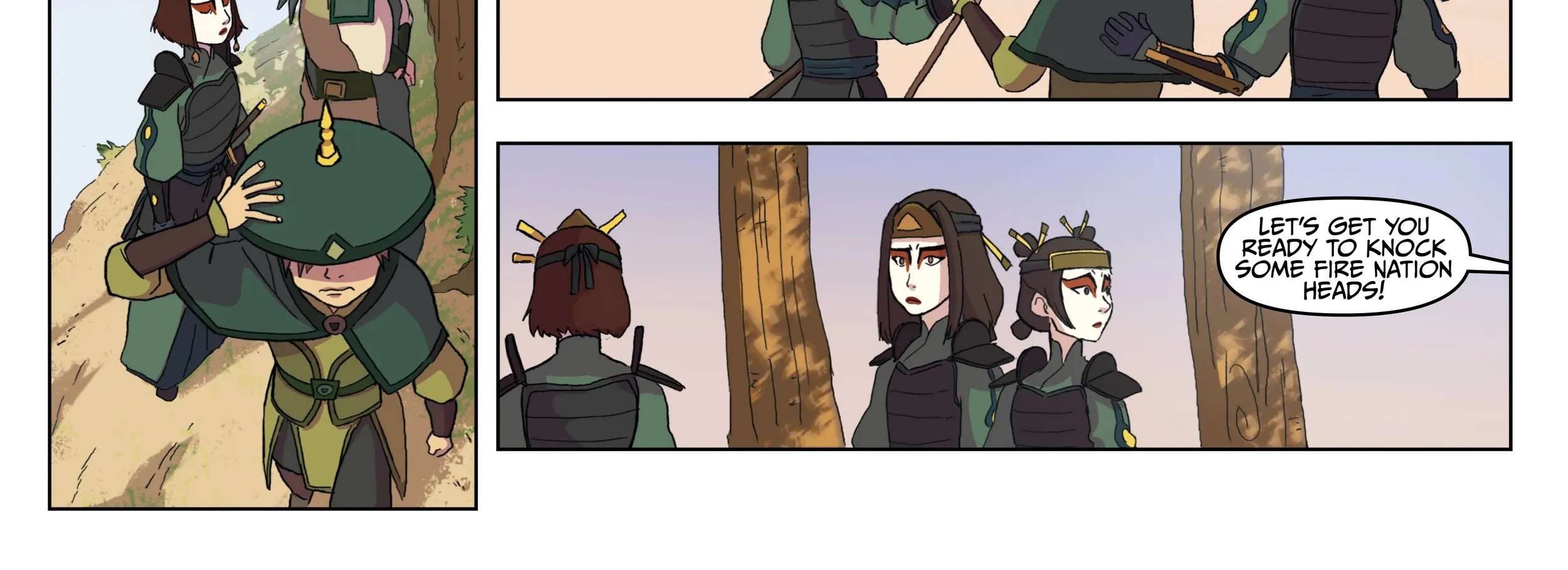 Avatar: The Last Airbender – The Kyoshi Warriors Chapter 1 - page 54