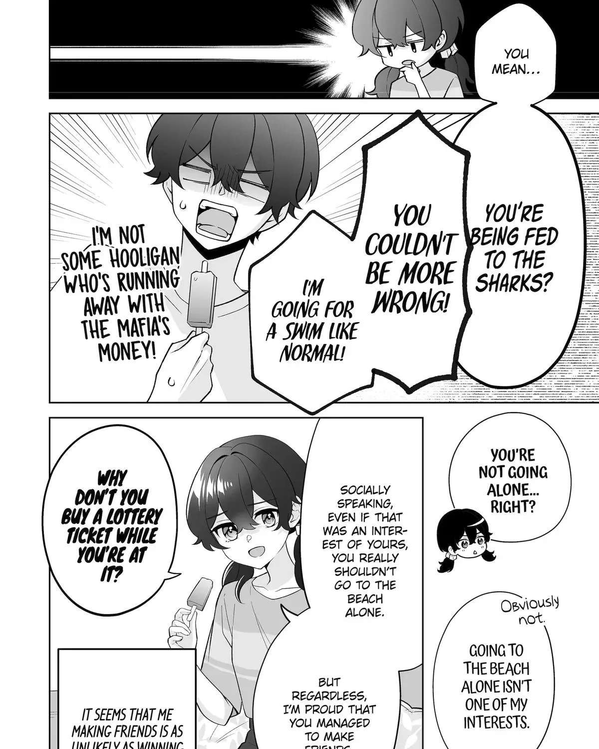 Please Leave Me Alone (For Some Reason, She Wants To Change A Lone Wolf's Helpless High School Life.) Chapter 35 - page 11