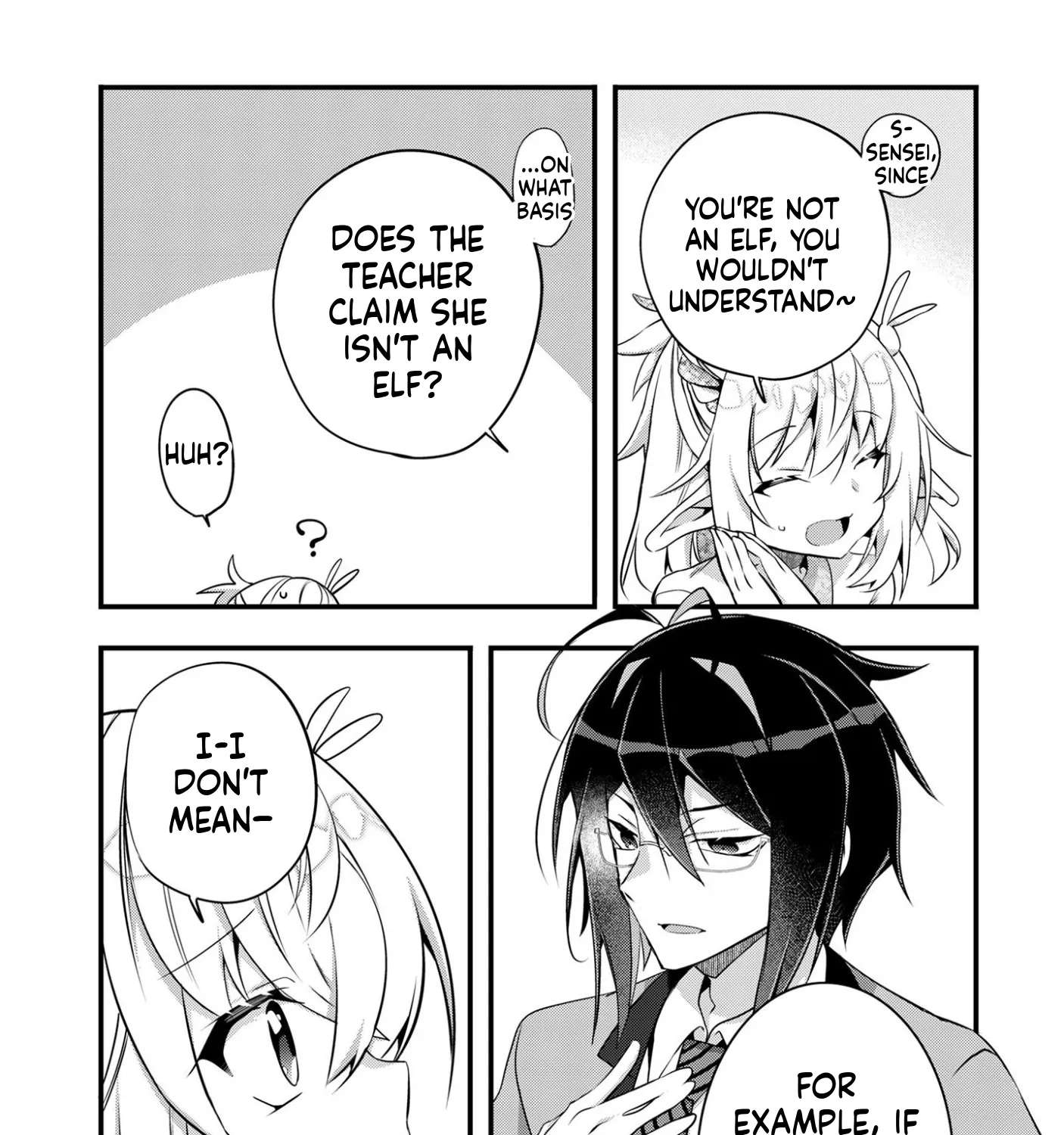 Elf-sensei to Yobanaide! Chapter 3 - page 14