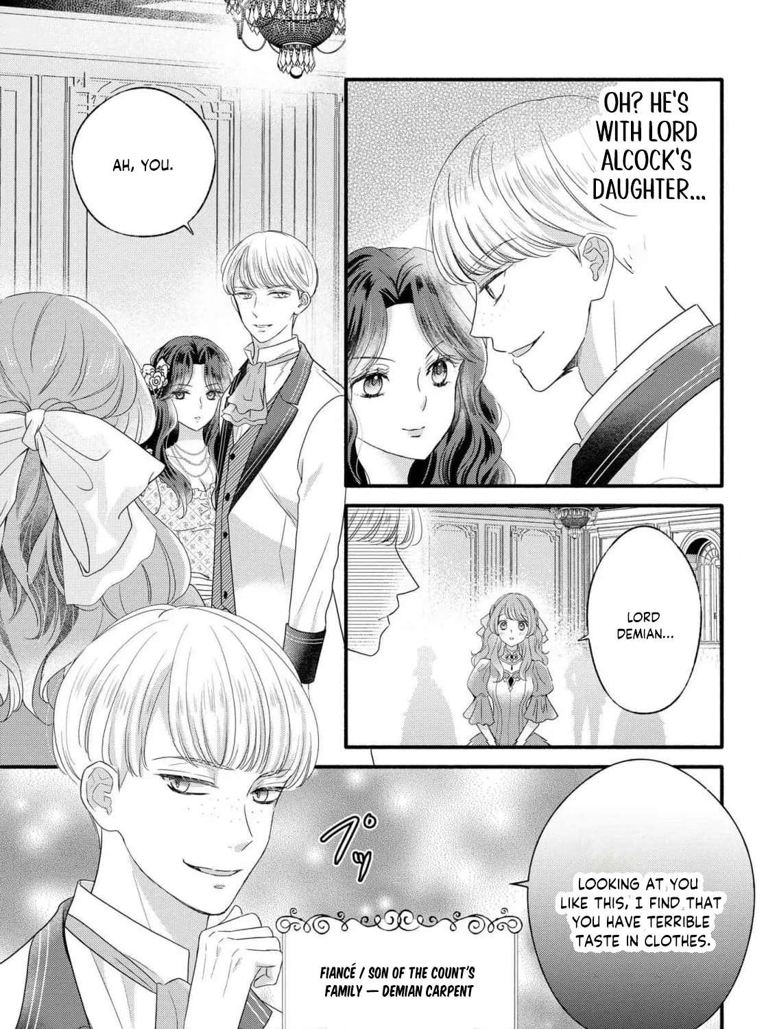 I'm a Poor Count's Daughter Who Was Broken Off From an Engagement, but I'm Being Doted On by the Cold-Hearted Prince I Admire Chapter 1 - page 8