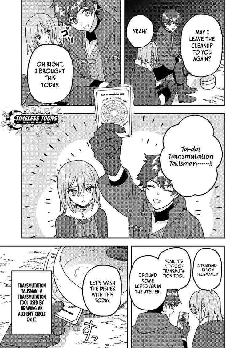 Renkinjutsushi no Henkyou Saisei Slow Life ~S-kyuu Party de Koritsu Shita Shoujo wo Kabattara Tsuihousareta no de, Issho ni Shiawase ni Kurashimasu~ Chapter 5 - page 26
