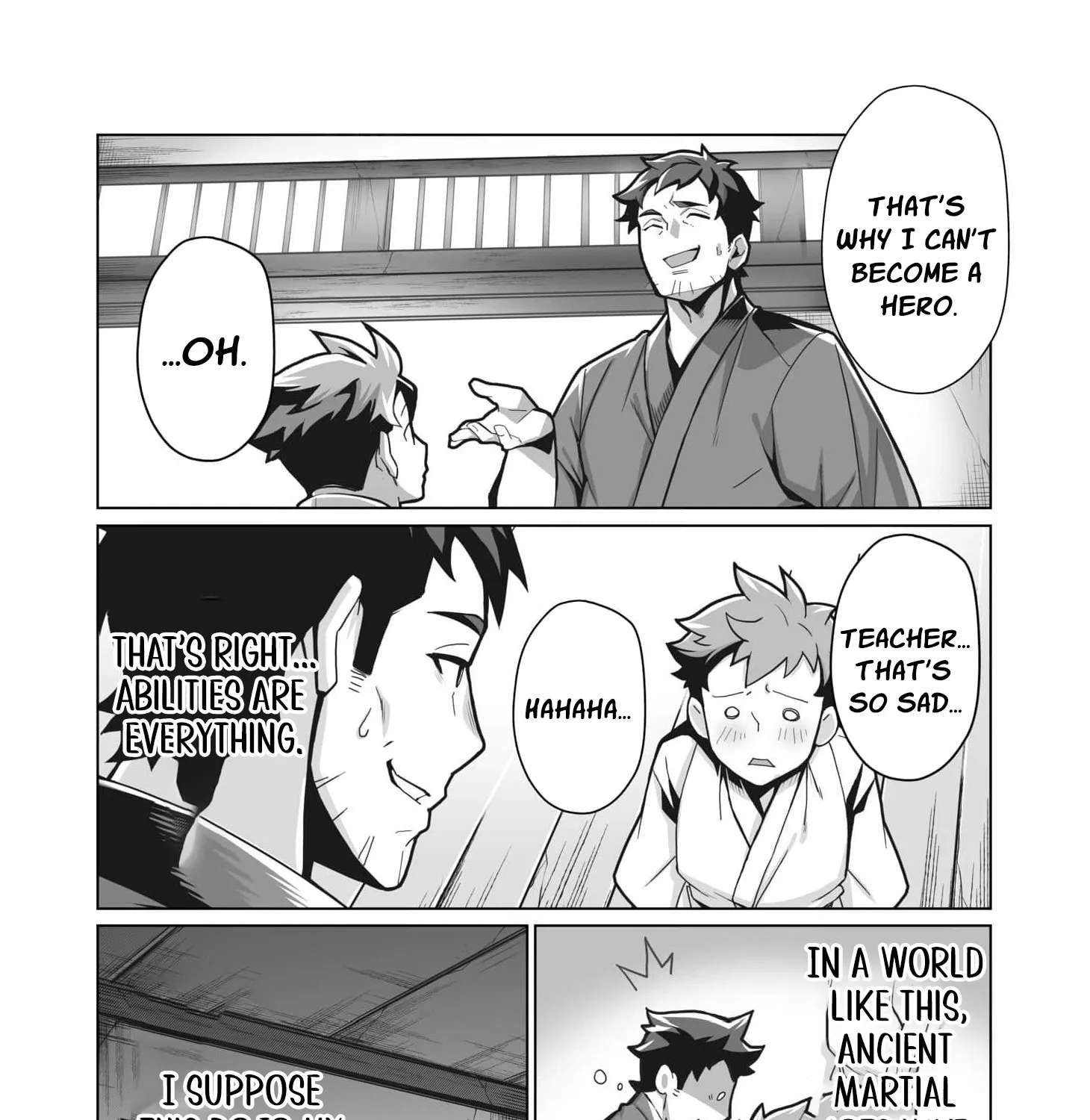 The Shadow Hero, an Old Man: In a World Where Superpowers Are Everything, a Powerless Old Man Is Doted On by His Beloved Disciple and Becomes a Hero from the Shadows Chapter 1 - page 26