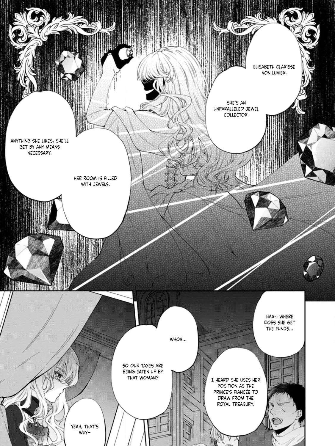 Akuyaku Reijou no Nariagari: Ringoku de Houseki no Seijo to Yobareru Made Chapter 1 - page 5