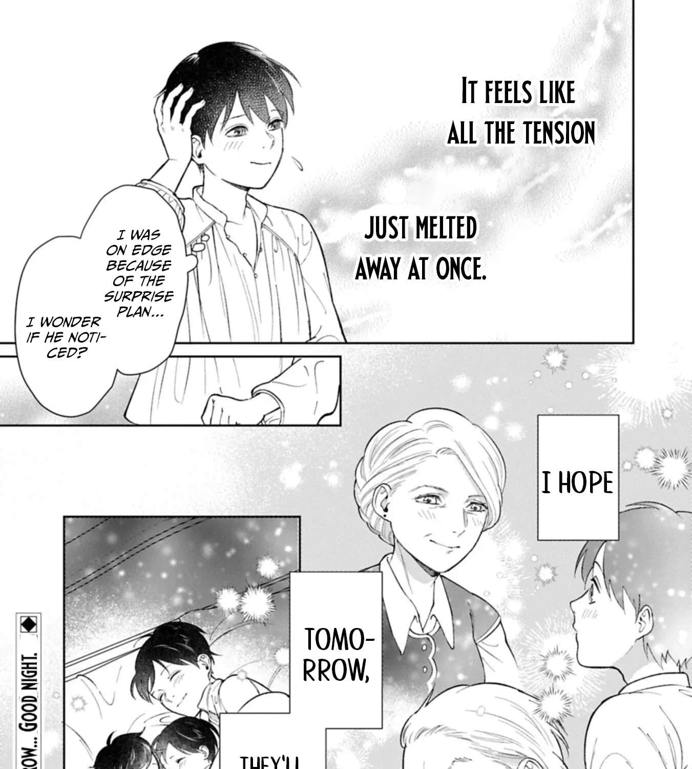 Ashita mo Ii Hi de Arimasu You ni.: Isekai de Atarashii Kazoku ga Dekimashita: San Kyoudai no Hokkori Gohan Nikki Chapter 5 - page 59