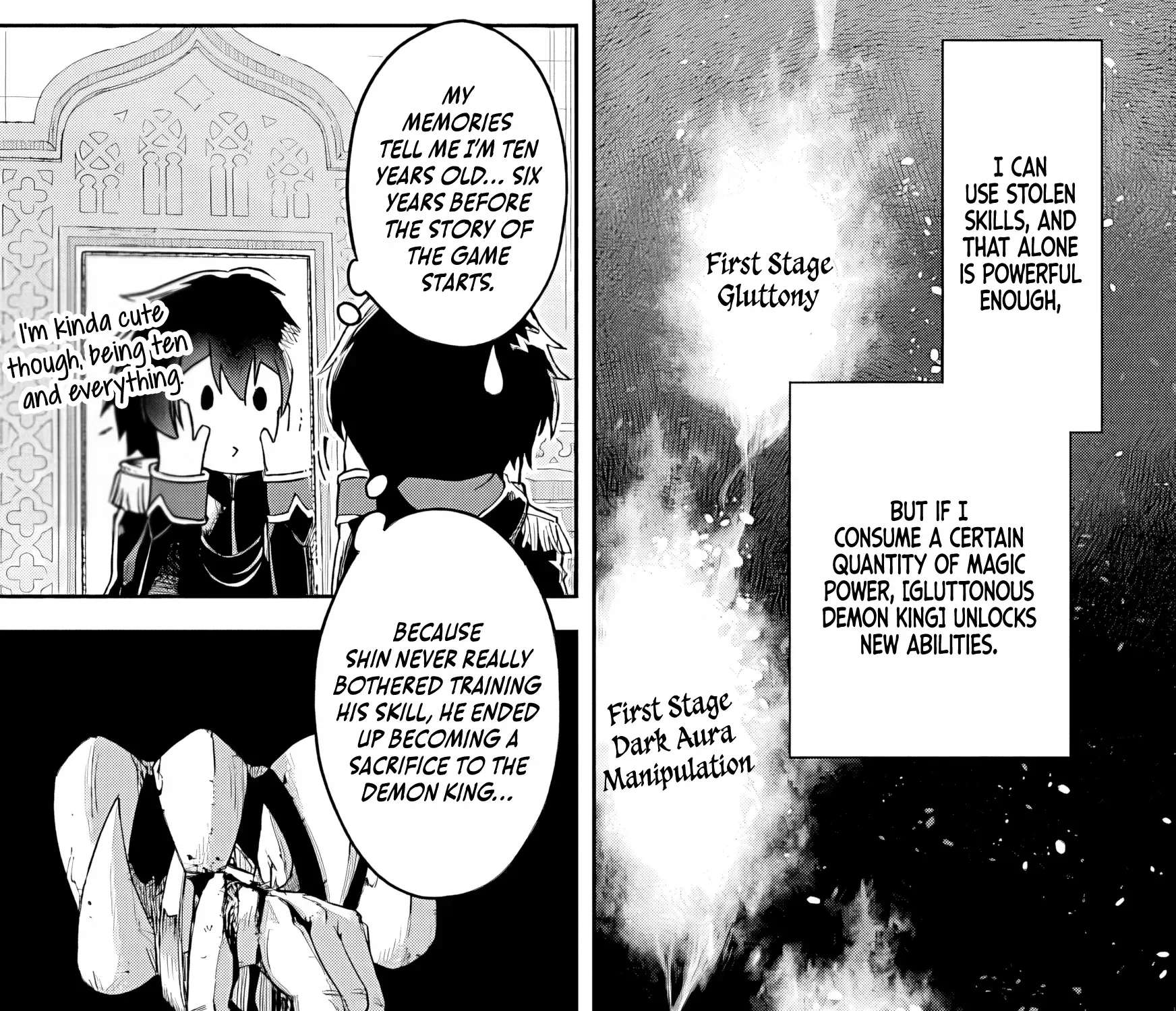 I Reincarnated as a Villainous Noble With the Calamitous-Level Skill Gluttony Demon King, but I Don't Want to Be Executed, so I Hide My Skills and Work Hard Chapter 1 - page 36