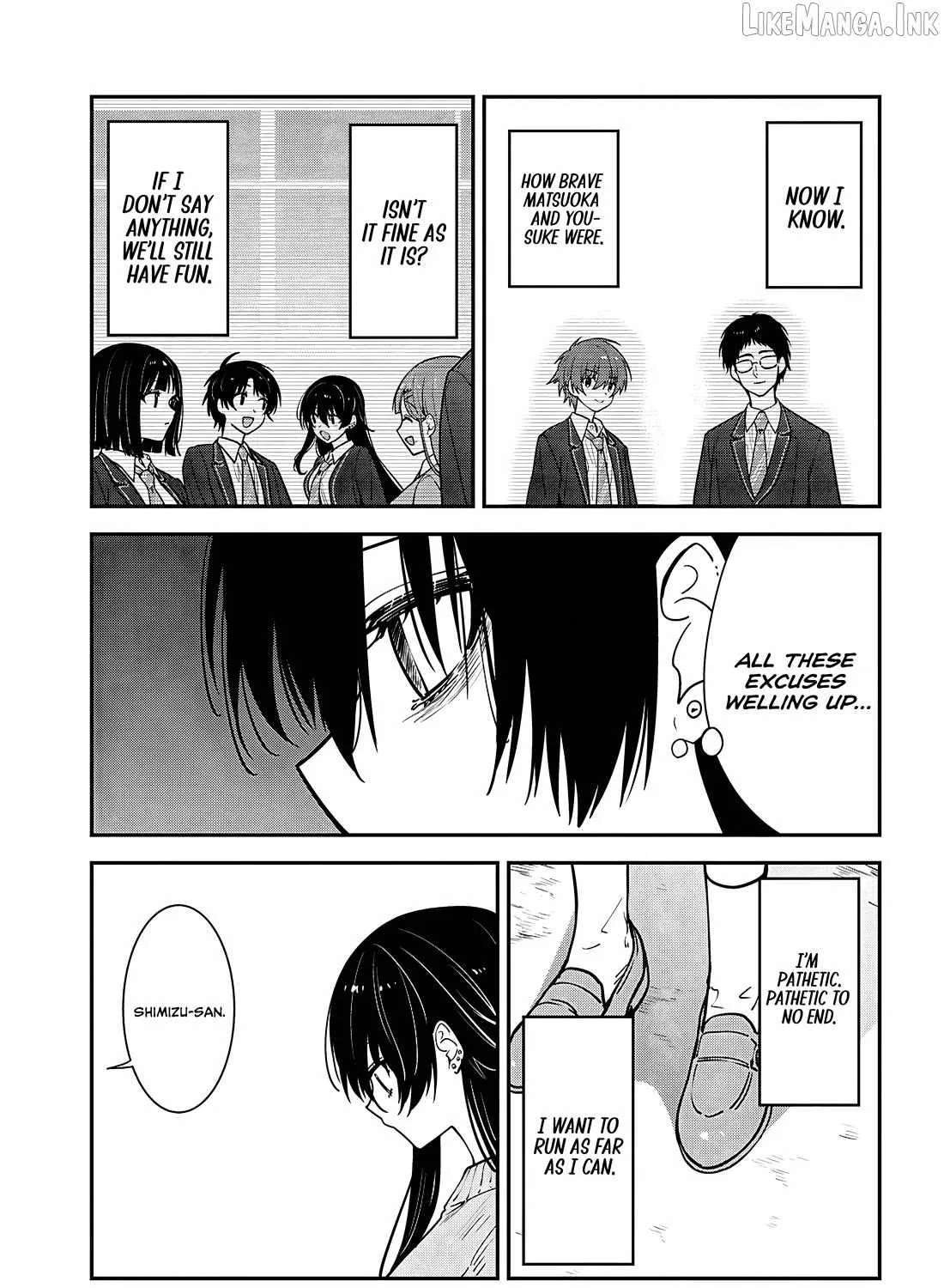 The Yankee Shimizu-san Sitting Next to Me Has Dyed Her Hair Black Chapter 21 - page 34