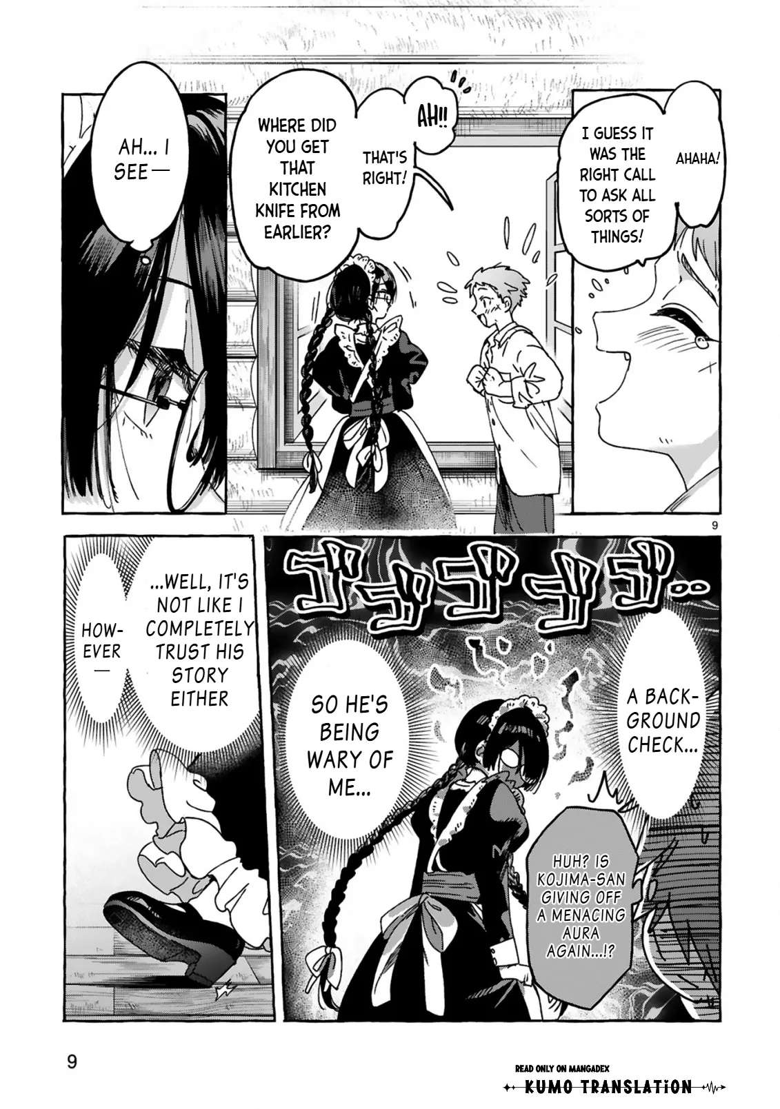 Miss Kojima, the Widowed Young Lady, Is the Strongest and Cutest Chapter 3 - page 12