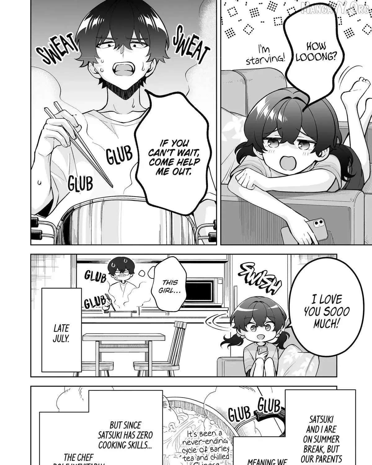 Please Leave Me Alone (For Some Reason, She Wants To Change A Lone Wolf's Helpless High School Life.) Chapter 34 - page 7