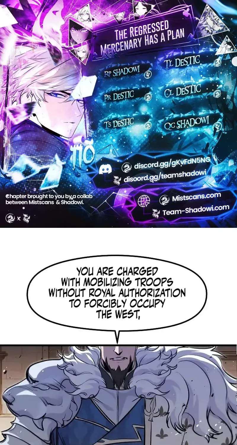 The Regressed Mercenary’s Machinations Chapter 110 - page 1