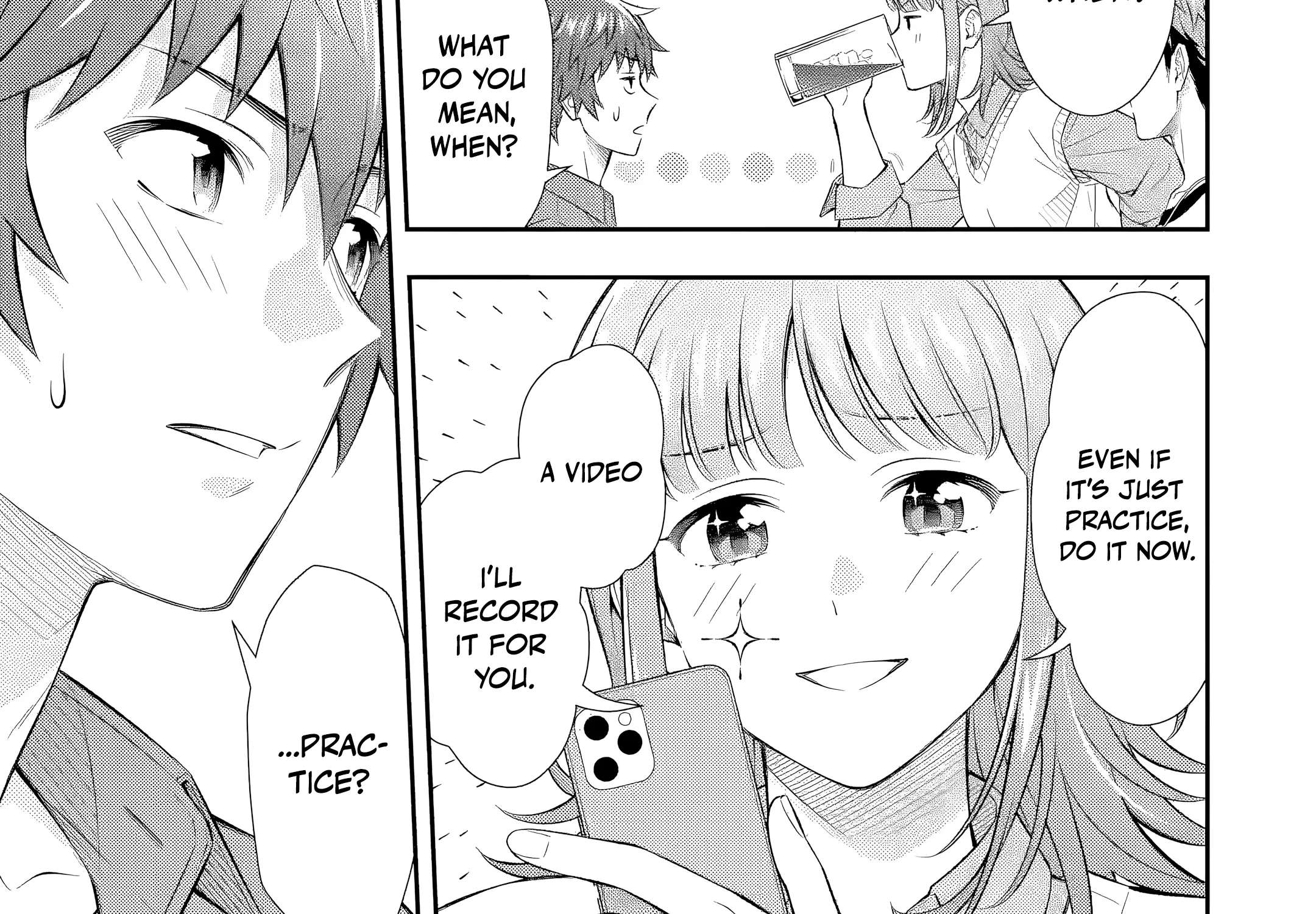 Toumei na Yoru ni Kakeru-kun to, Me ni Mienai Koi wo Shita. Chapter 7.3 - page 4