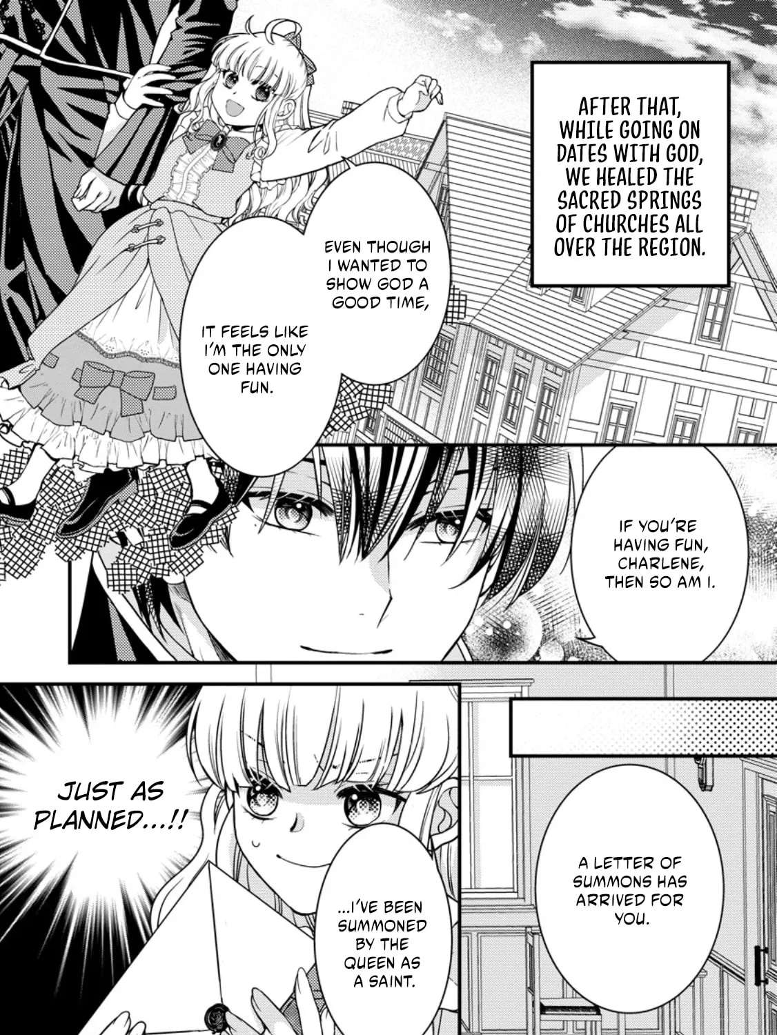 The Fake Saint Becomes a Little Girl and Enjoys an Exile Life with an Overly Affectionate God. Chapter 8.1 - page 12