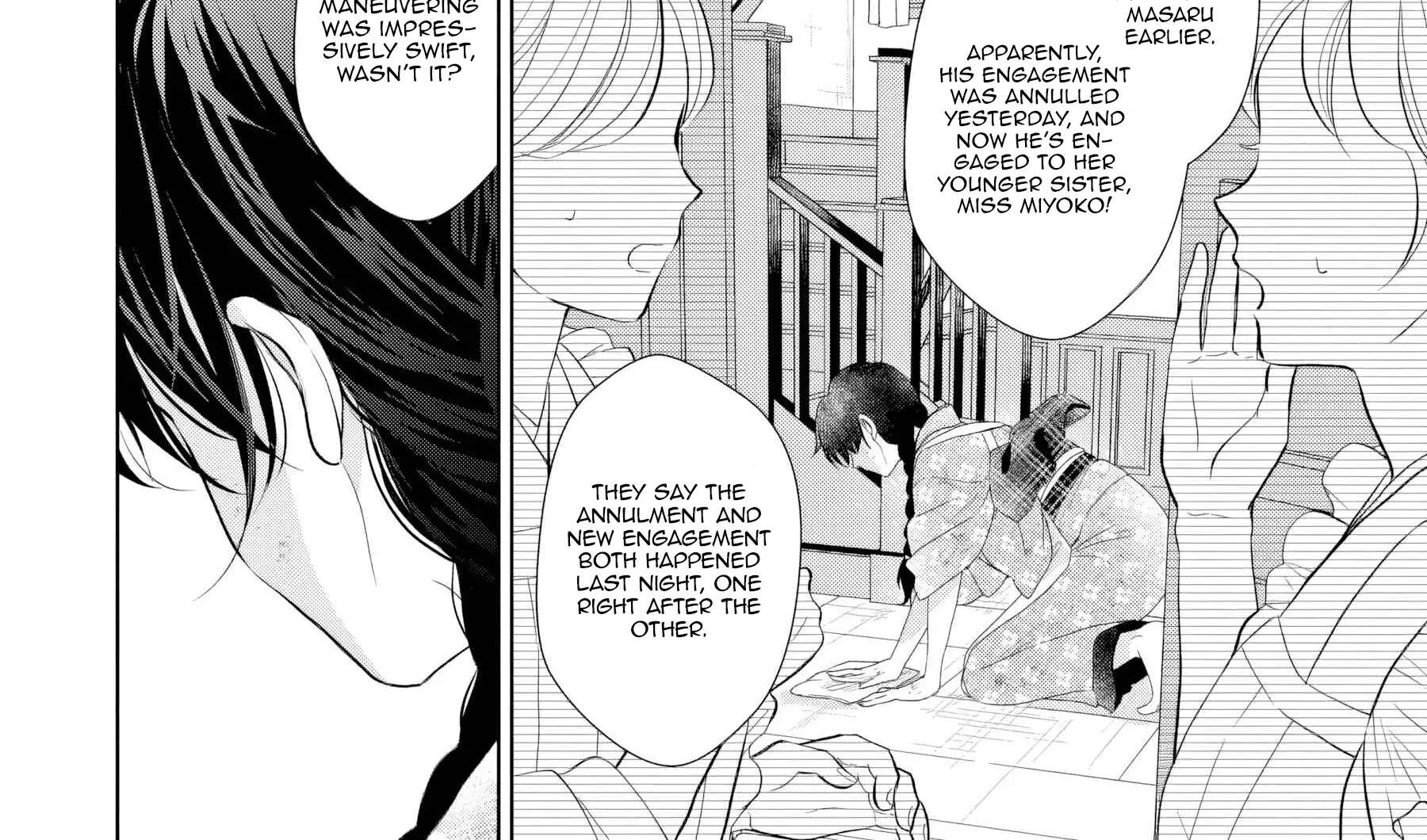 Usukawa Ichimai Mukouga wa: Konyaku Haki Sareta Futatabime no Jinsei, Ayakashi wo Miru me ga Saikyou Gunjin wo Michibiku Chapter 1 - page 69