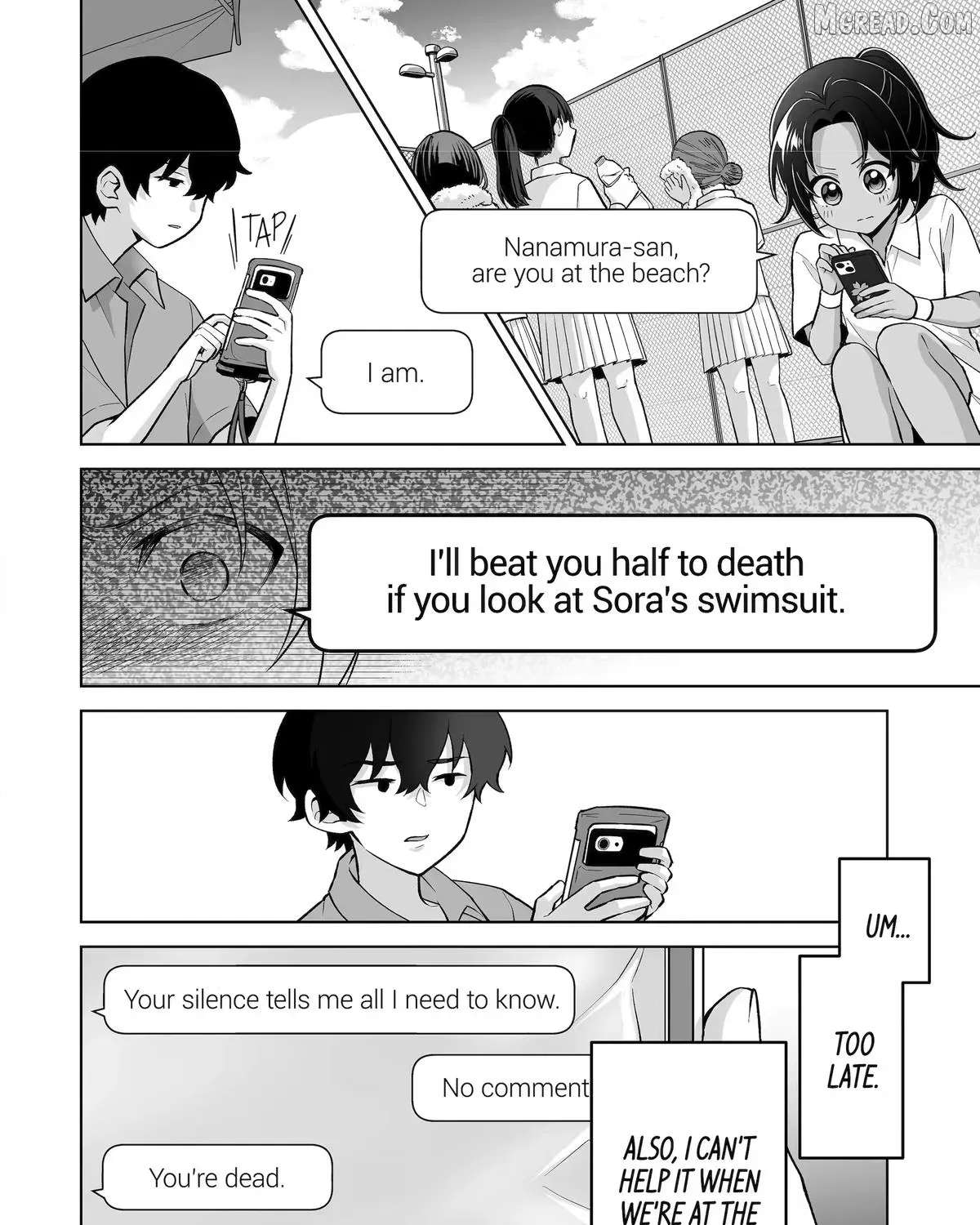Please Leave Me Alone (For Some Reason, She Wants To Change A Lone Wolf's Helpless High School Life.) Chapter 36 - page 27