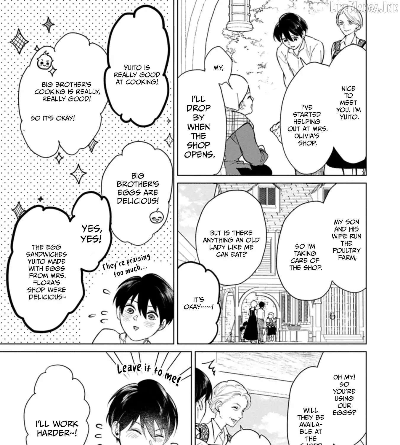 Ashita mo Ii Hi de Arimasu You ni.: Isekai de Atarashii Kazoku ga Dekimashita: San Kyoudai no Hokkori Gohan Nikki Chapter 4 - page 20