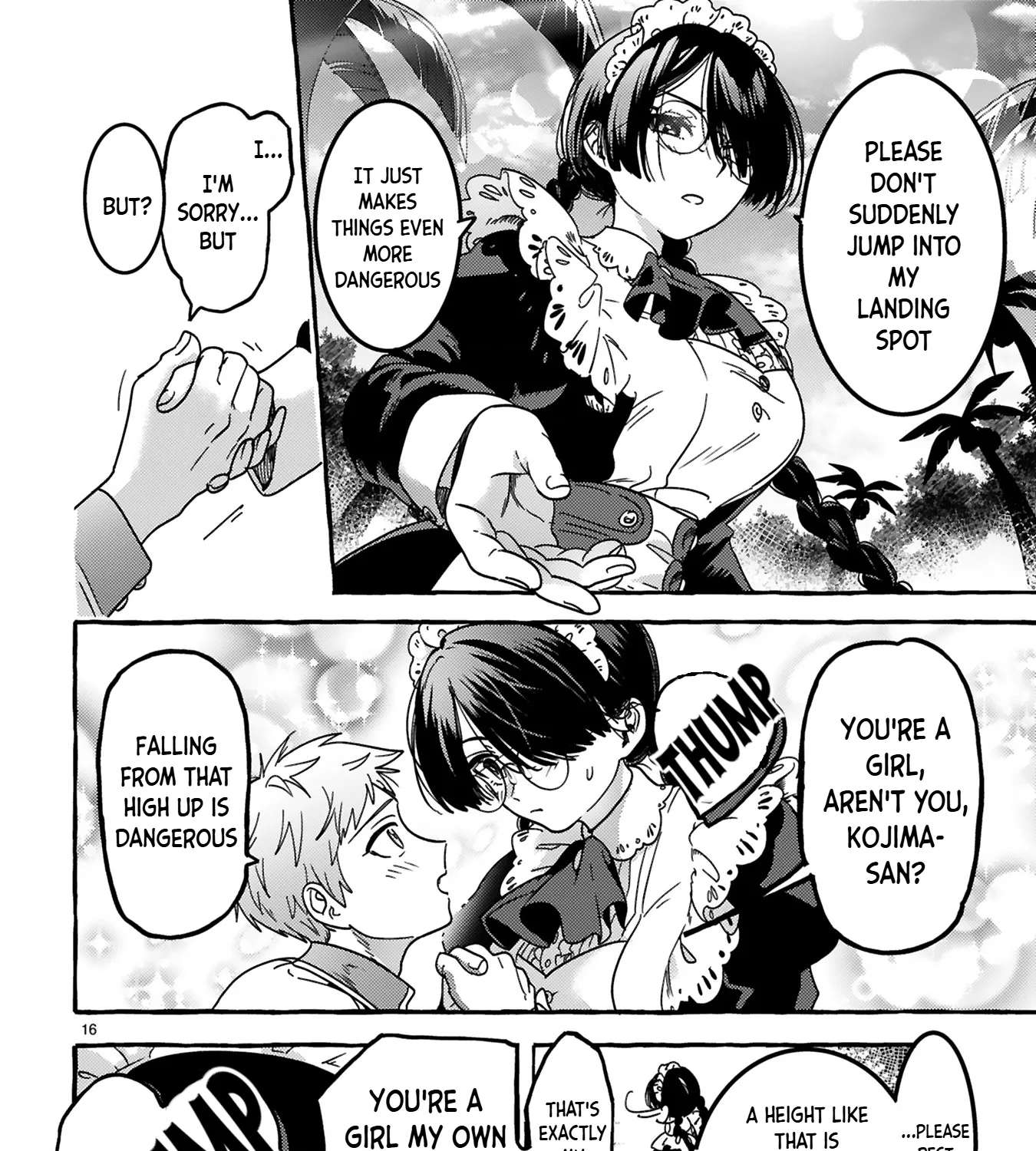 Miss Kojima, the Widowed Young Lady, Is the Strongest and Cutest Chapter 4 - page 32