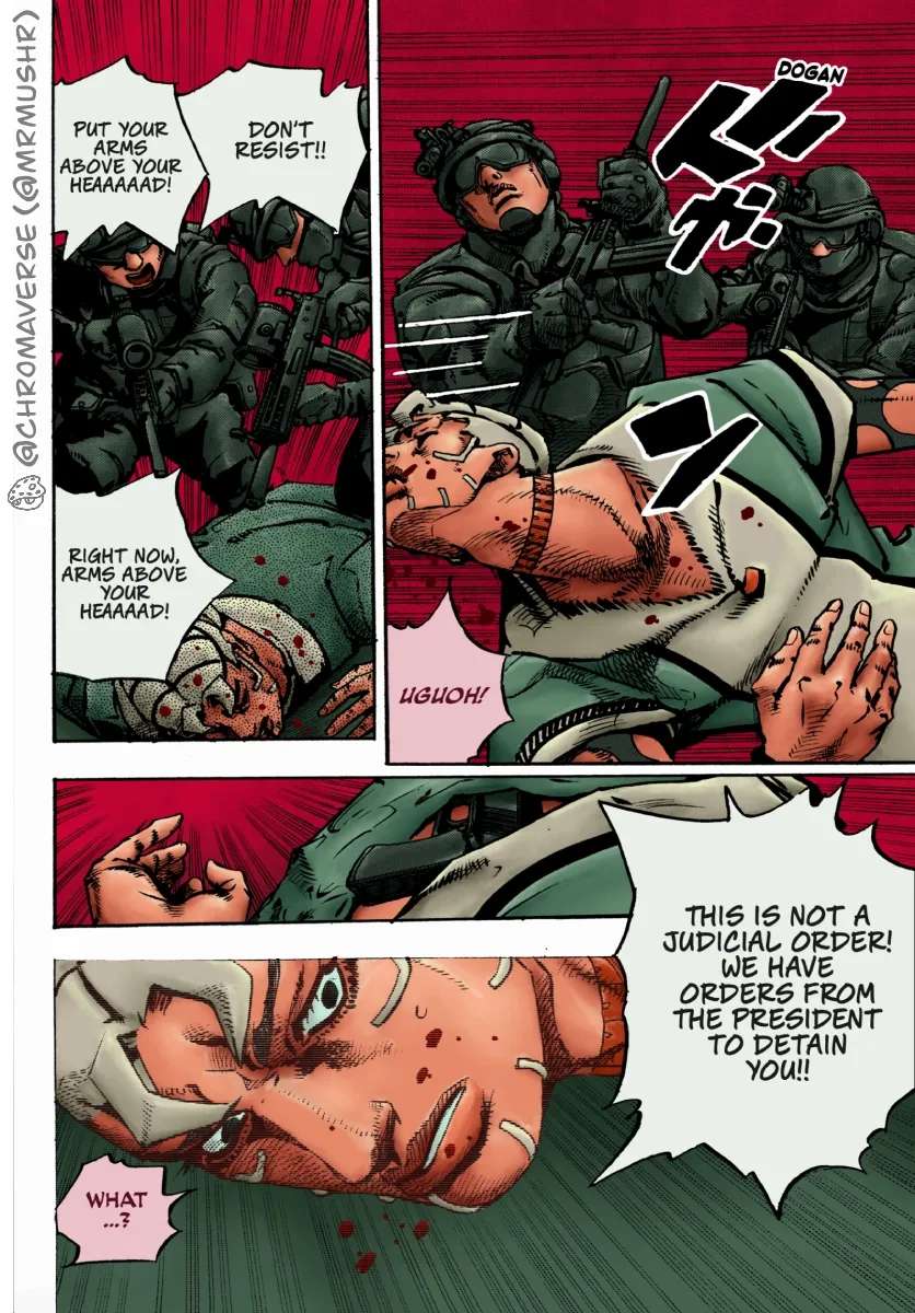 Jojo's Bizarre Adventure Part 9 - The Jojolands (Fan-Colored) Chapter 32 - page 17