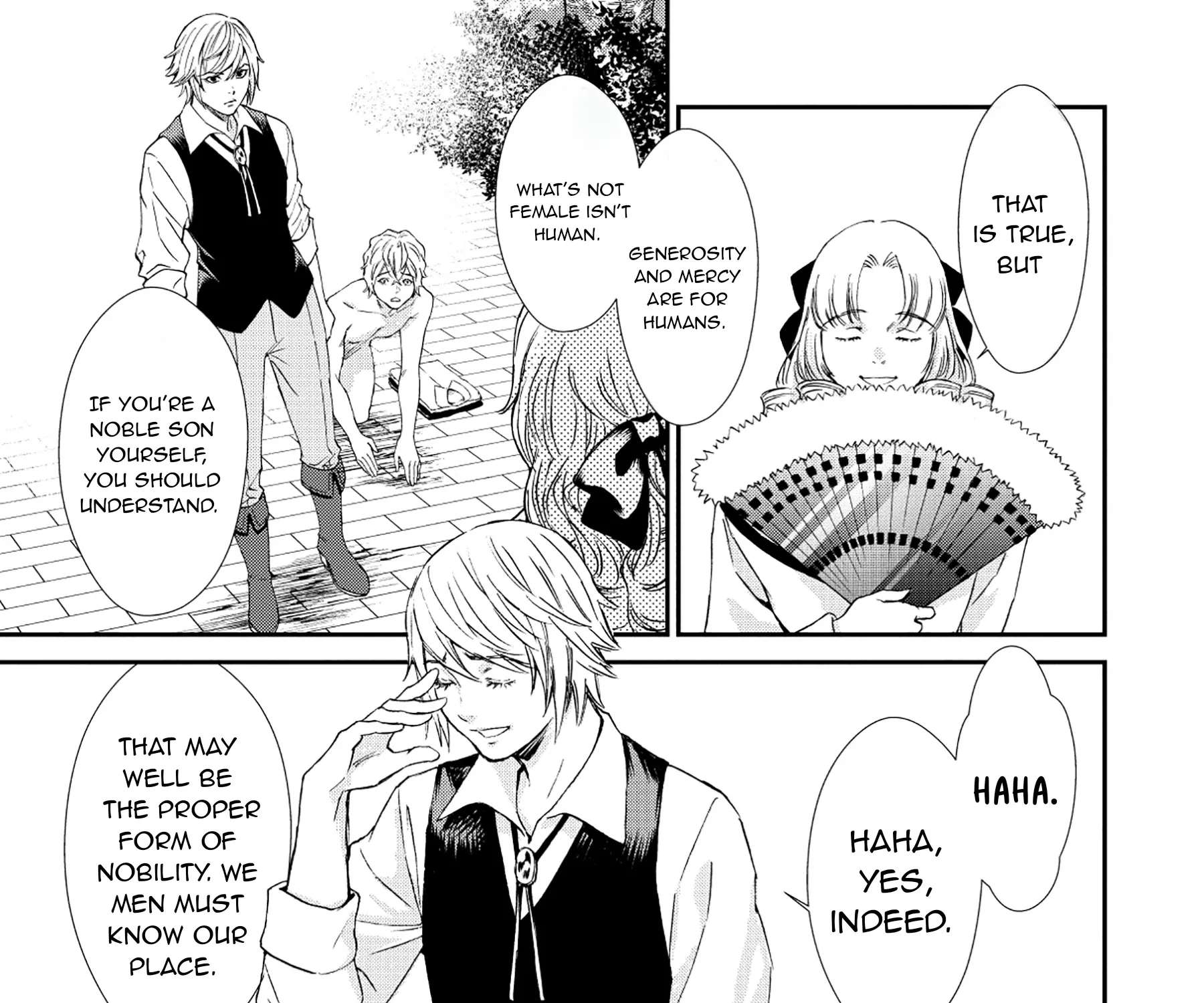Akuyaku Reijou Taisen ~Teihen Kizoku no Ore wa Teisou Kannen Gyakuten Sekai de Gekokujou suru~ Chapter 1 - page 40
