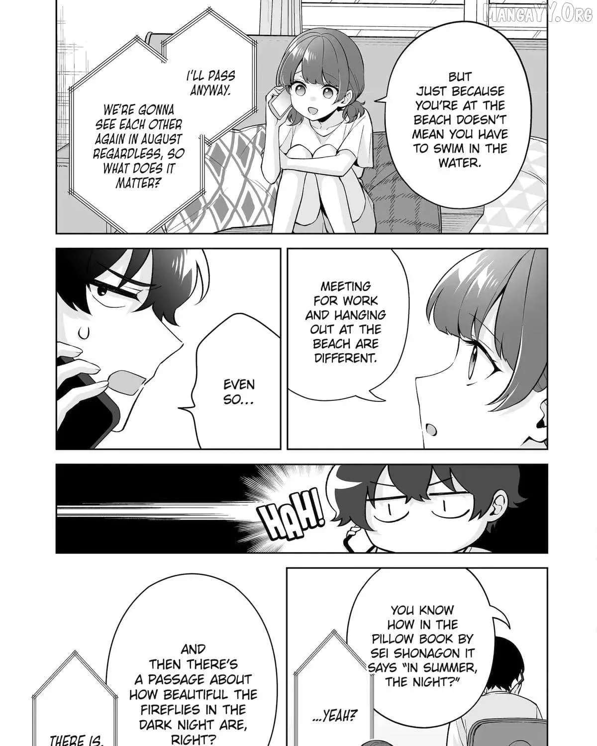 Please Leave Me Alone (For Some Reason, She Wants To Change A Lone Wolf's Helpless High School Life.) Chapter 34 - page 41