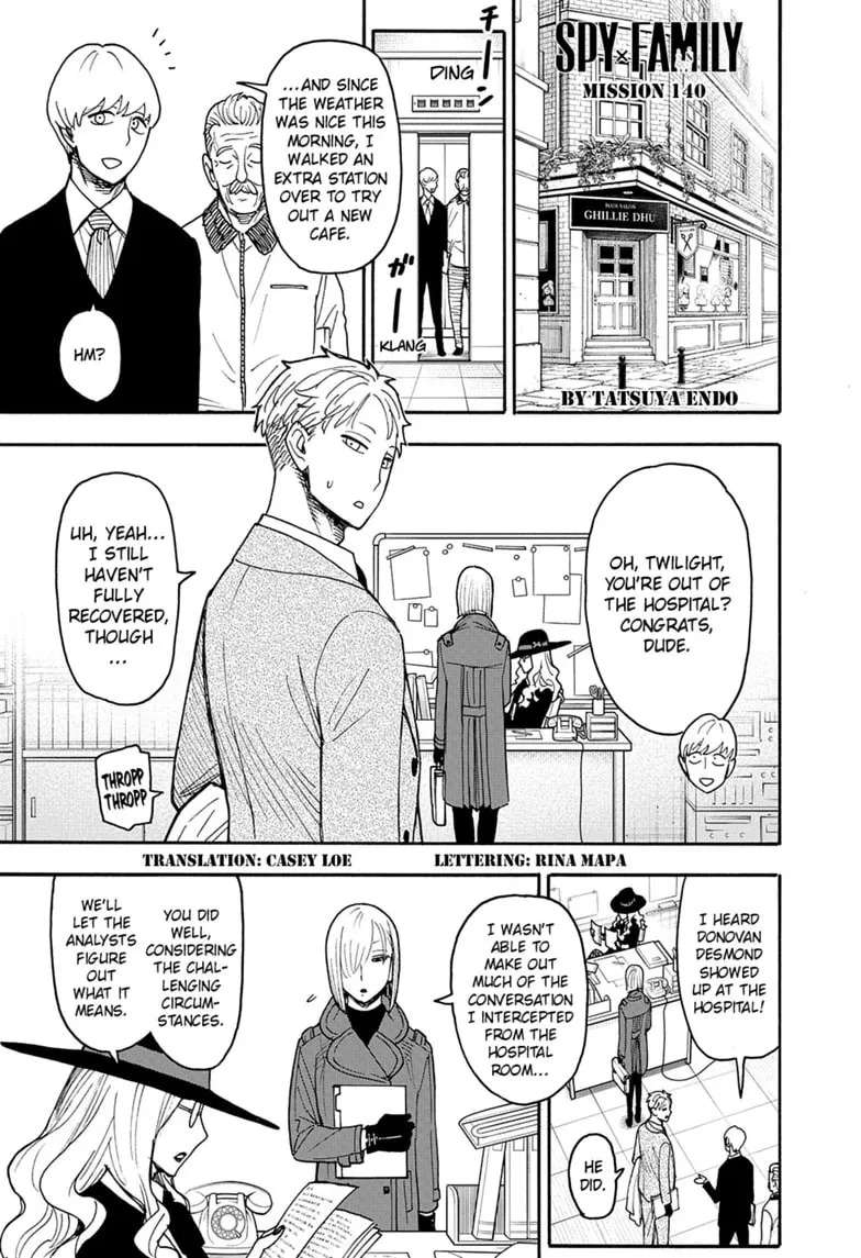SPY×FAMILY Chapter 140 - page 1