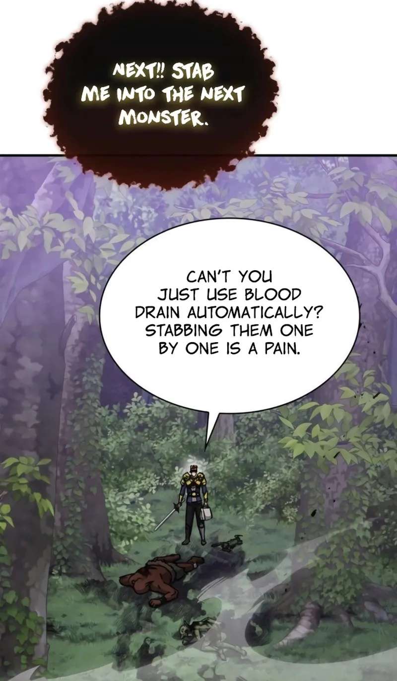Since he is a corrupt immune system, he starts with a disastrous magic sword Chapter 12 - page 34