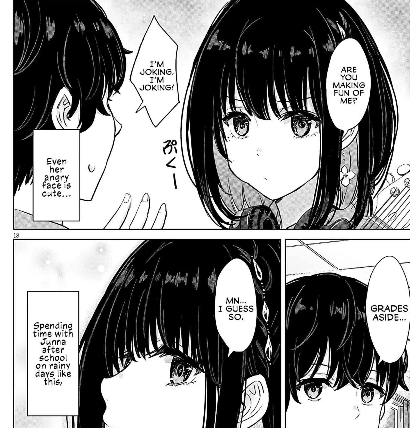 Amamori Junna wa Shitsudo ga Takai Chapter 3 - page 35