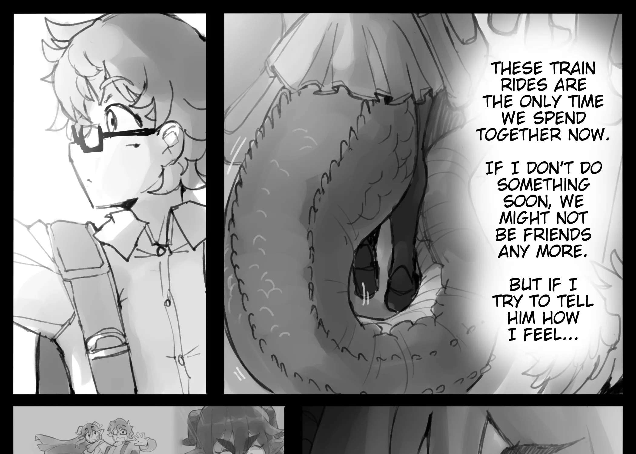 My Childhood Friend Is A Dragon Who's Embarrassed About the Size Of Her Tail Chapter 12 - page 3