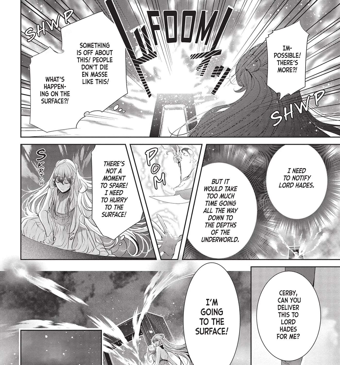 Gaman shinaide, Hades-sama. Reikoku na Meiou no Junai wa Sokoshirenai hodo Fukakute, Omoi Chapter 19 - page 59